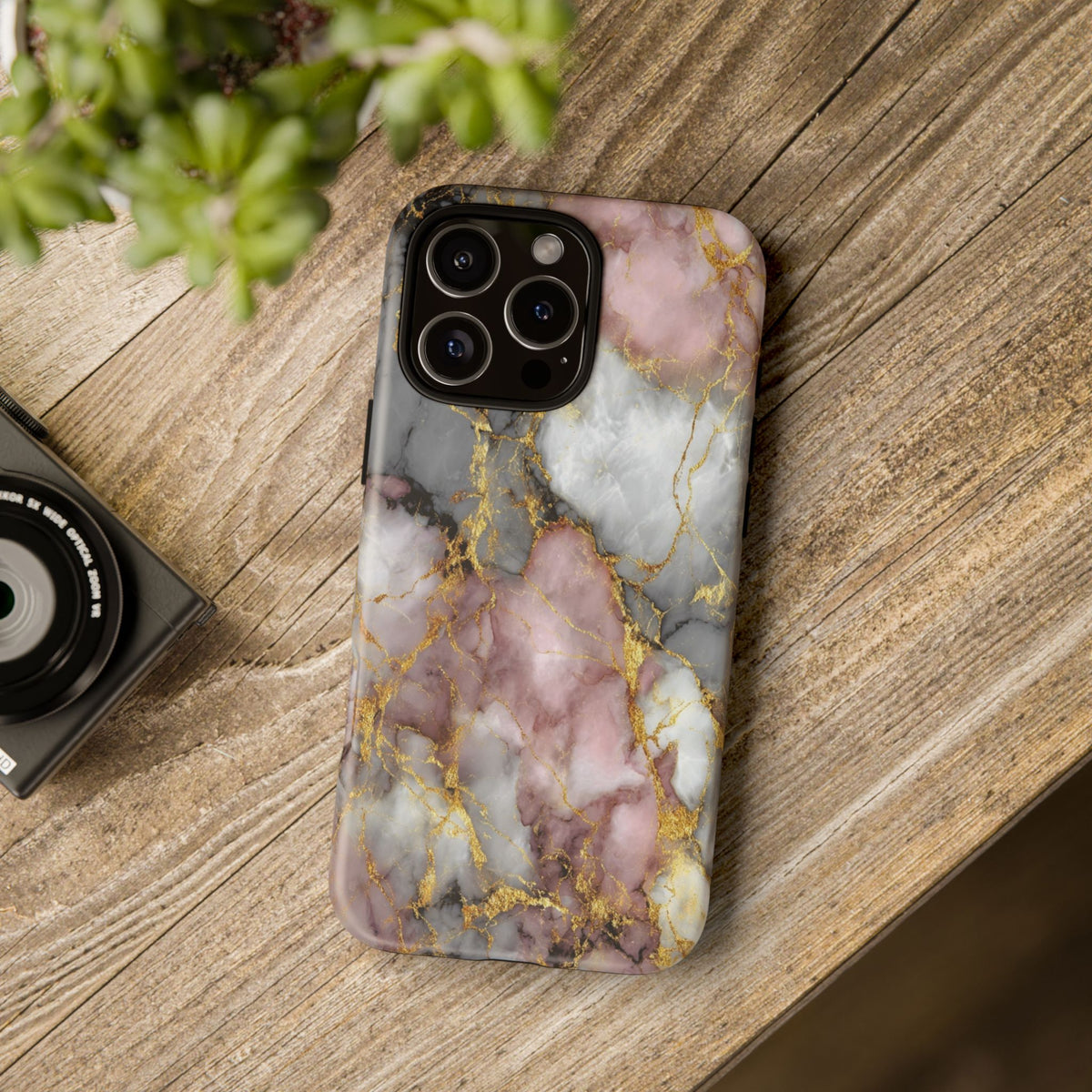 Rose & White Marble