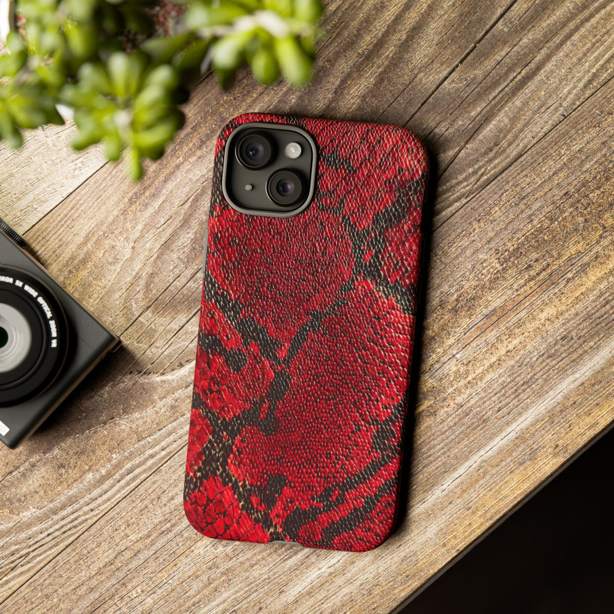 Red Snake Skin