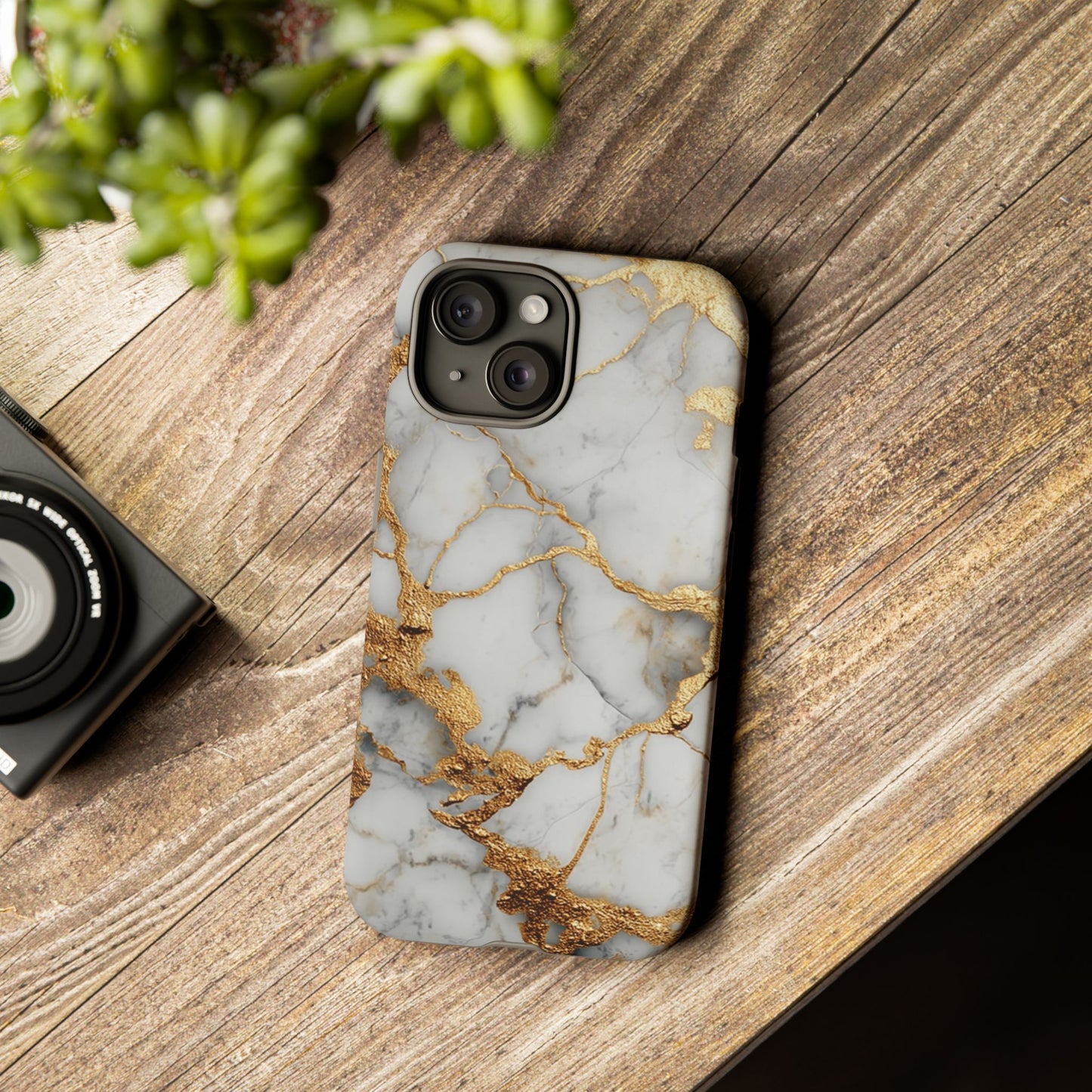 White & Gold Marble [TOUGH CASE]