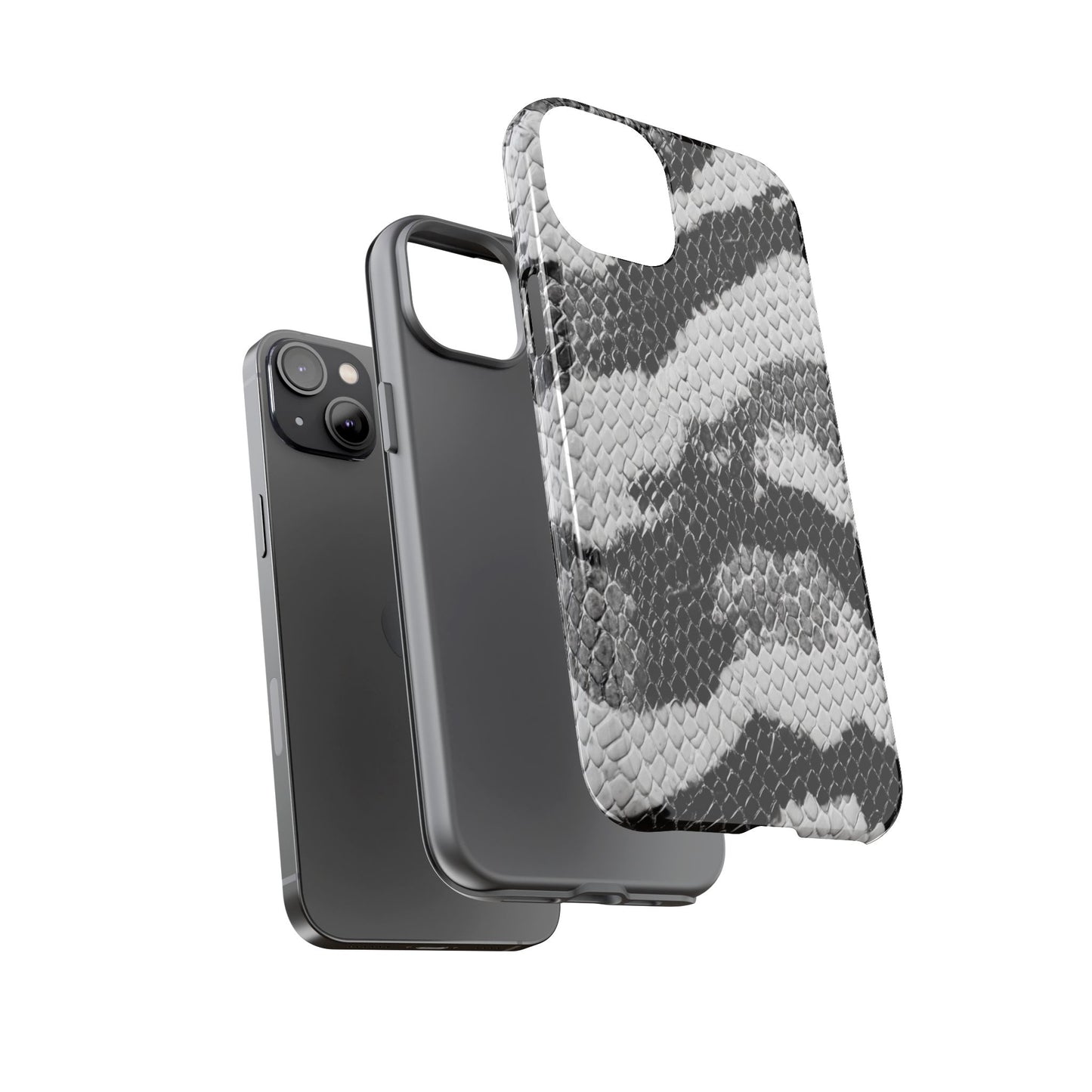 Black & White Snakeskin [TOUGH CASE]