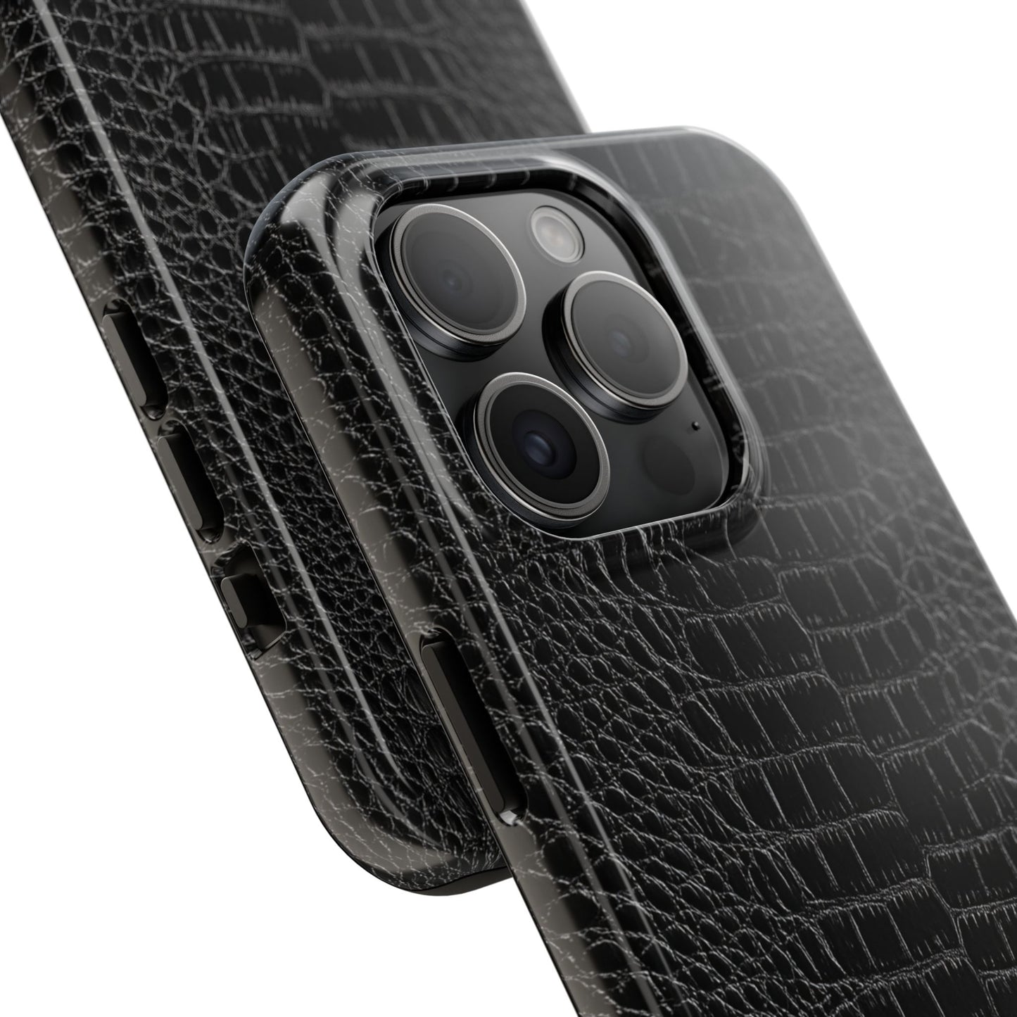 Black Crocodile Skin