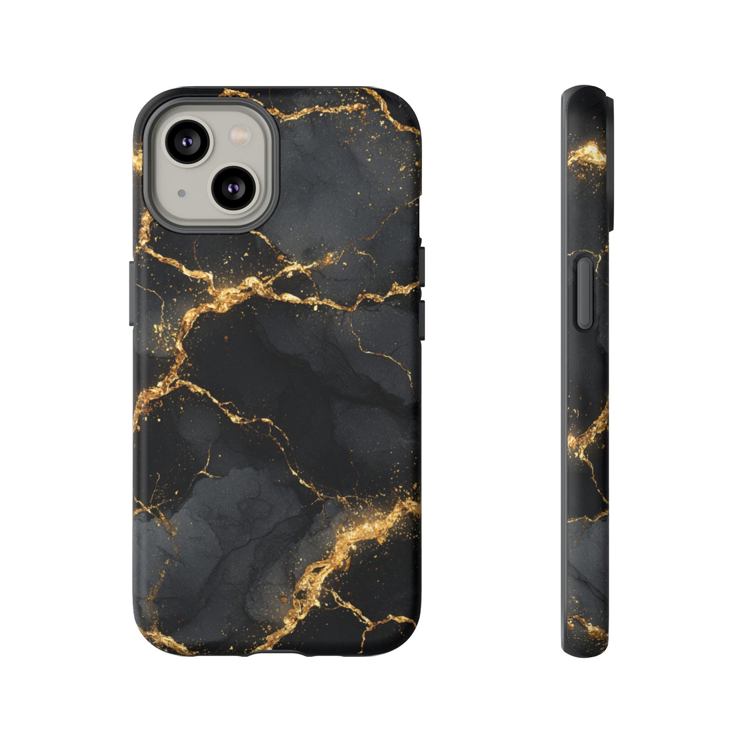 Black & Gold Marble [TOUGH CASE]