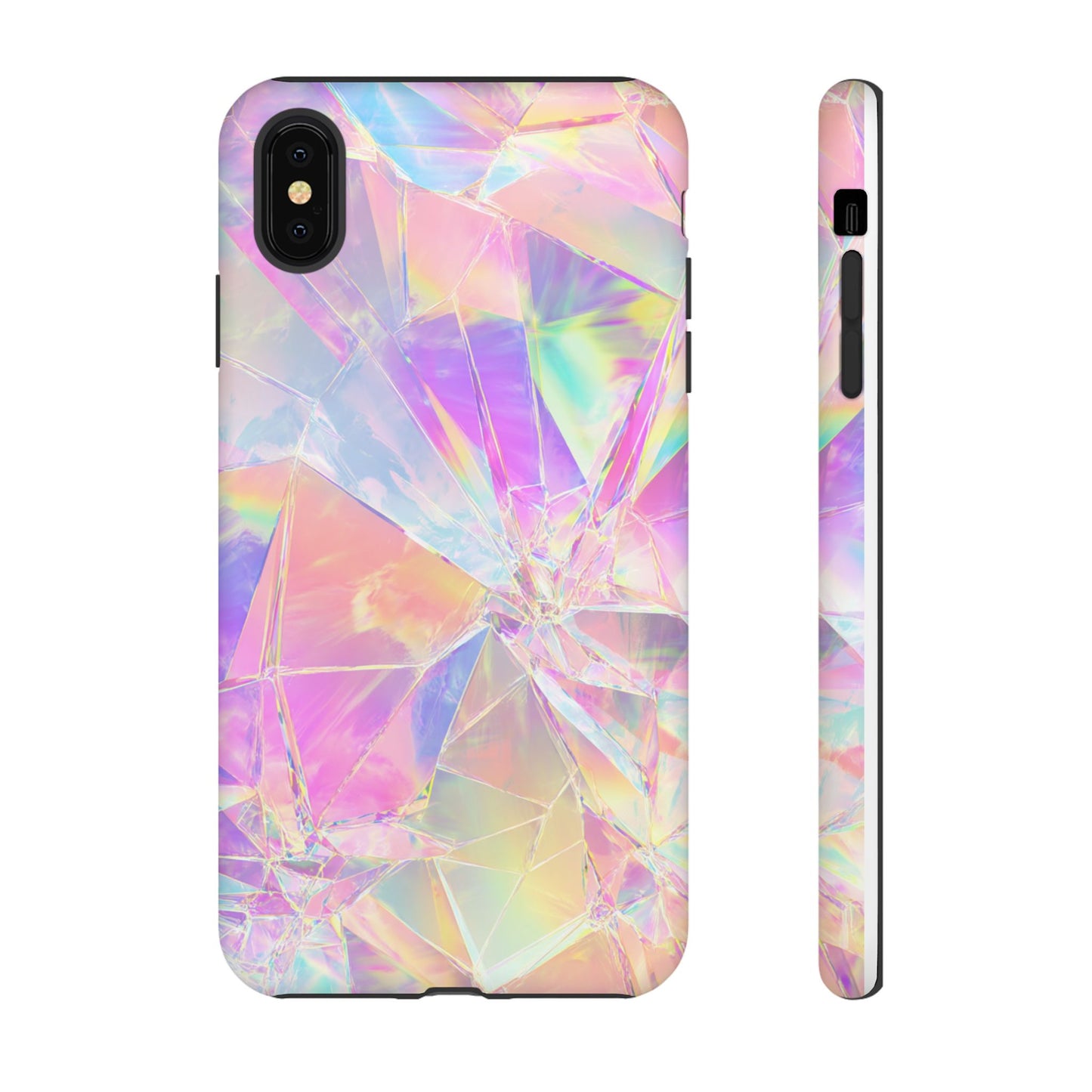 Iridescent Shards Phone Case (iPhone X - iPhone 17 Pro Max) [TOUGH CASE]