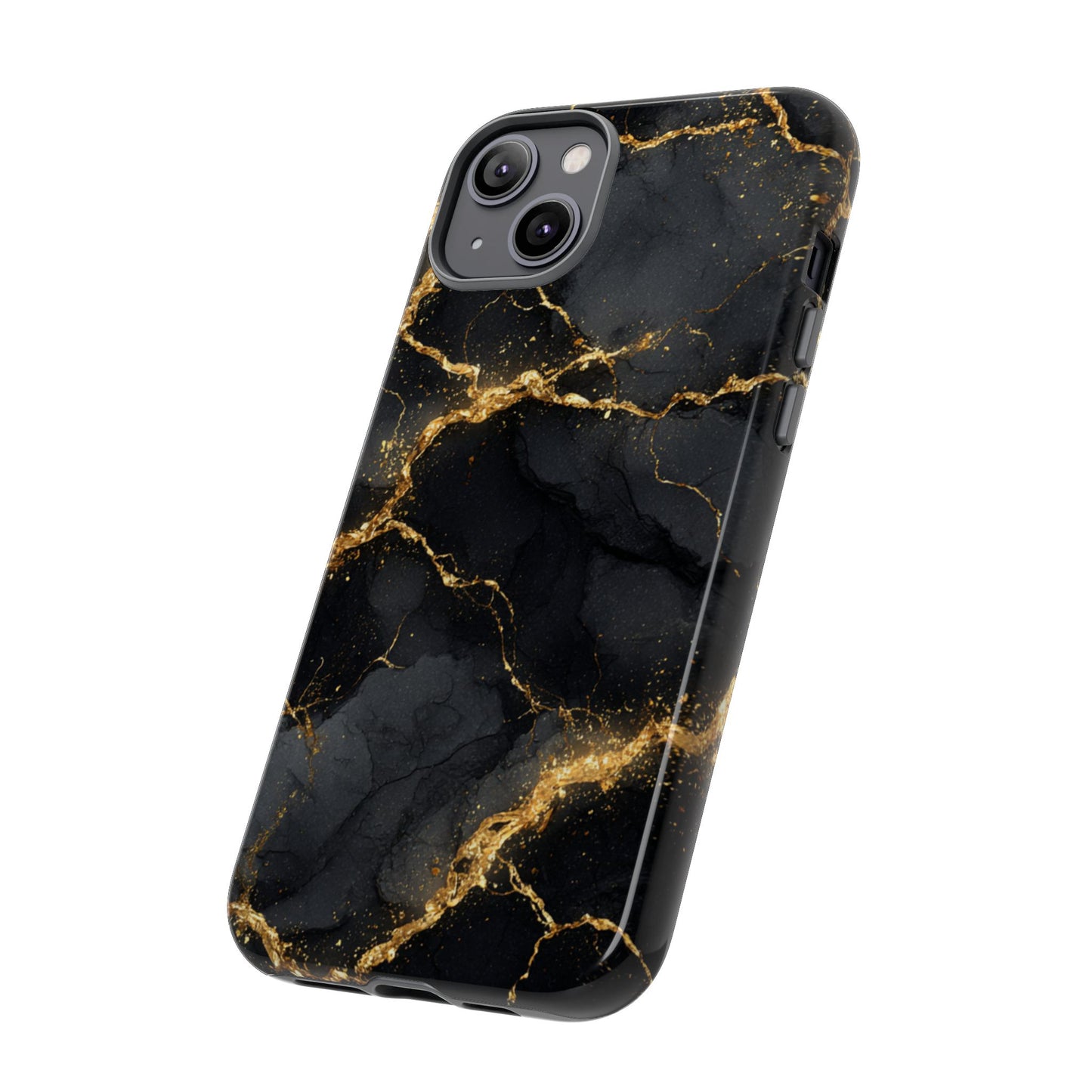 Black & Gold Marble [TOUGH CASE]