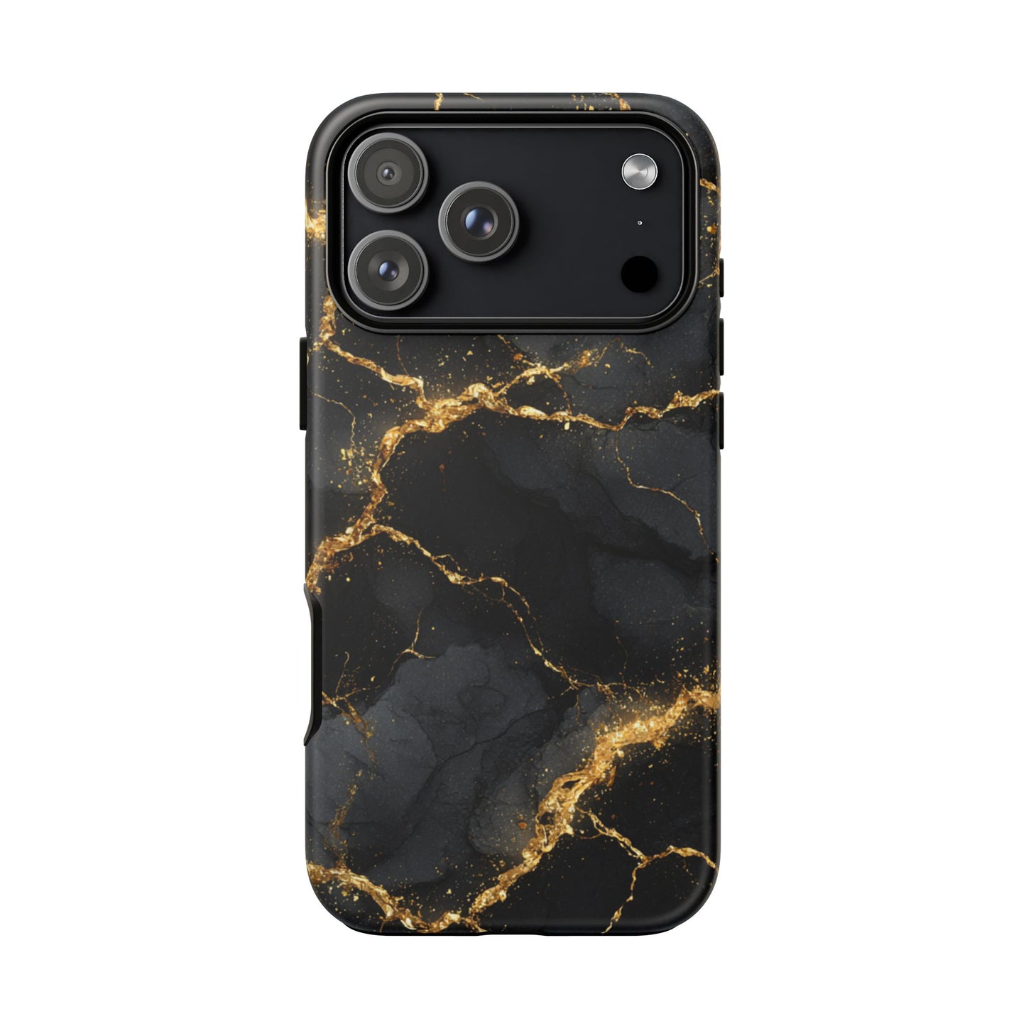 Black & Gold Marble [TOUGH CASE]