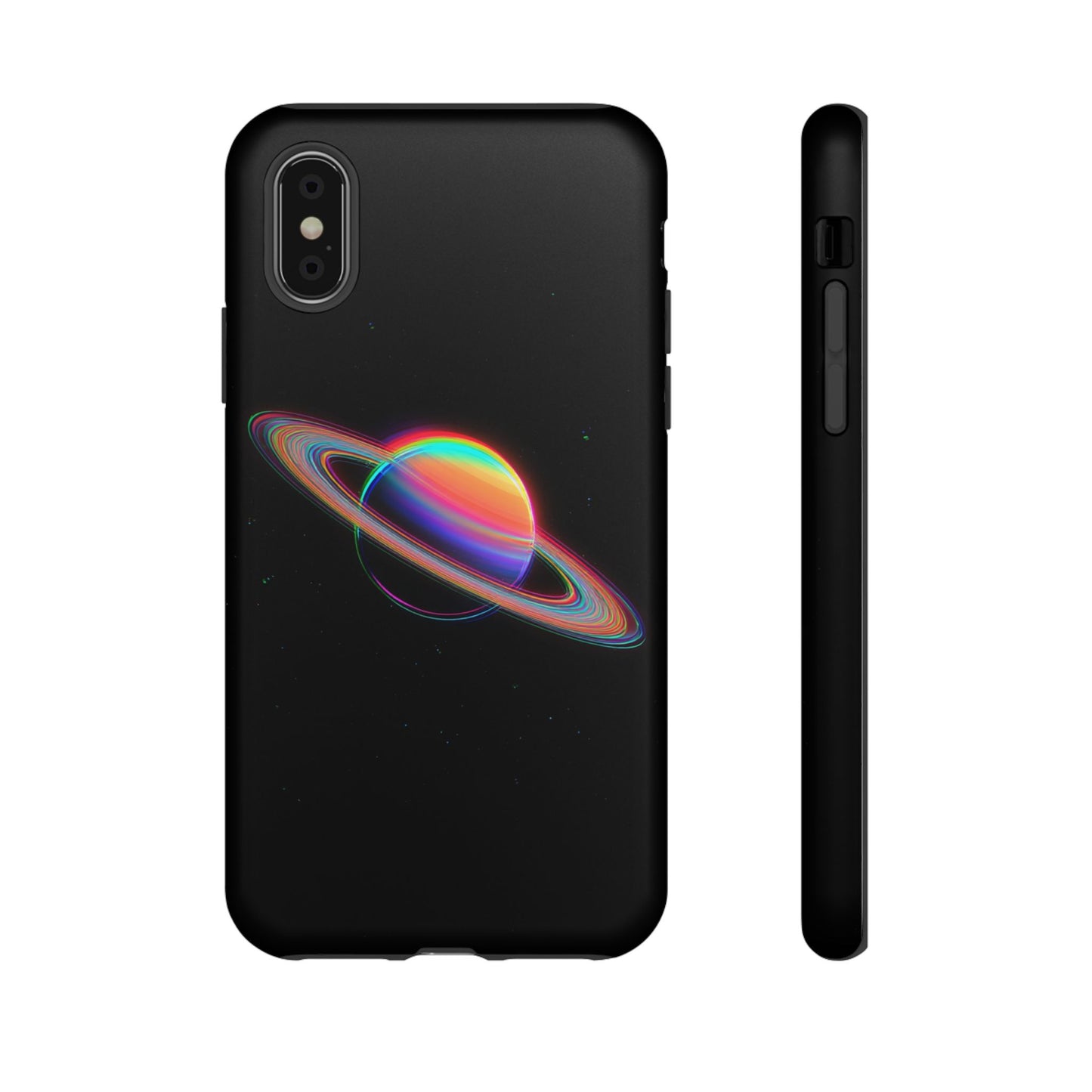 Glitched Saturn – (iPhone X - iPhone 17 Pro Max) [TOUGH CASE]