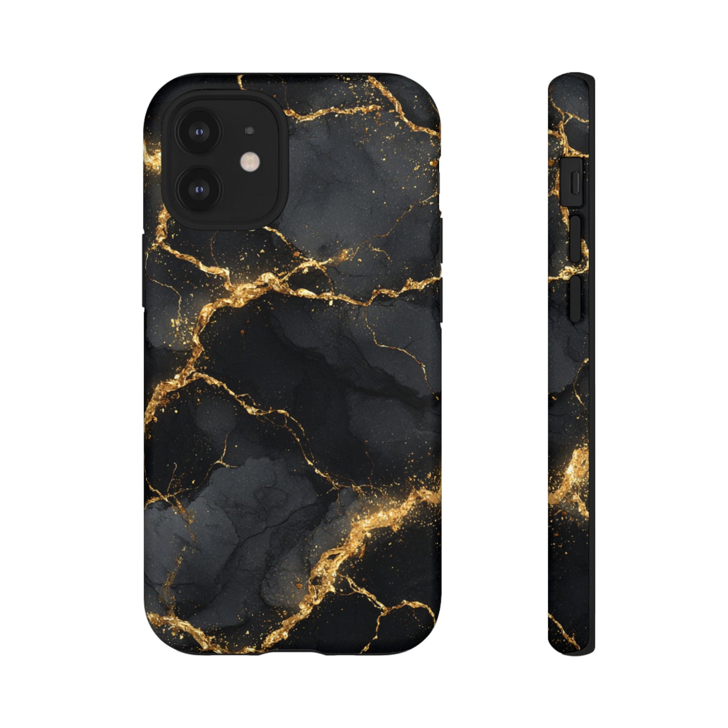 Black & Gold Marble [TOUGH CASE]