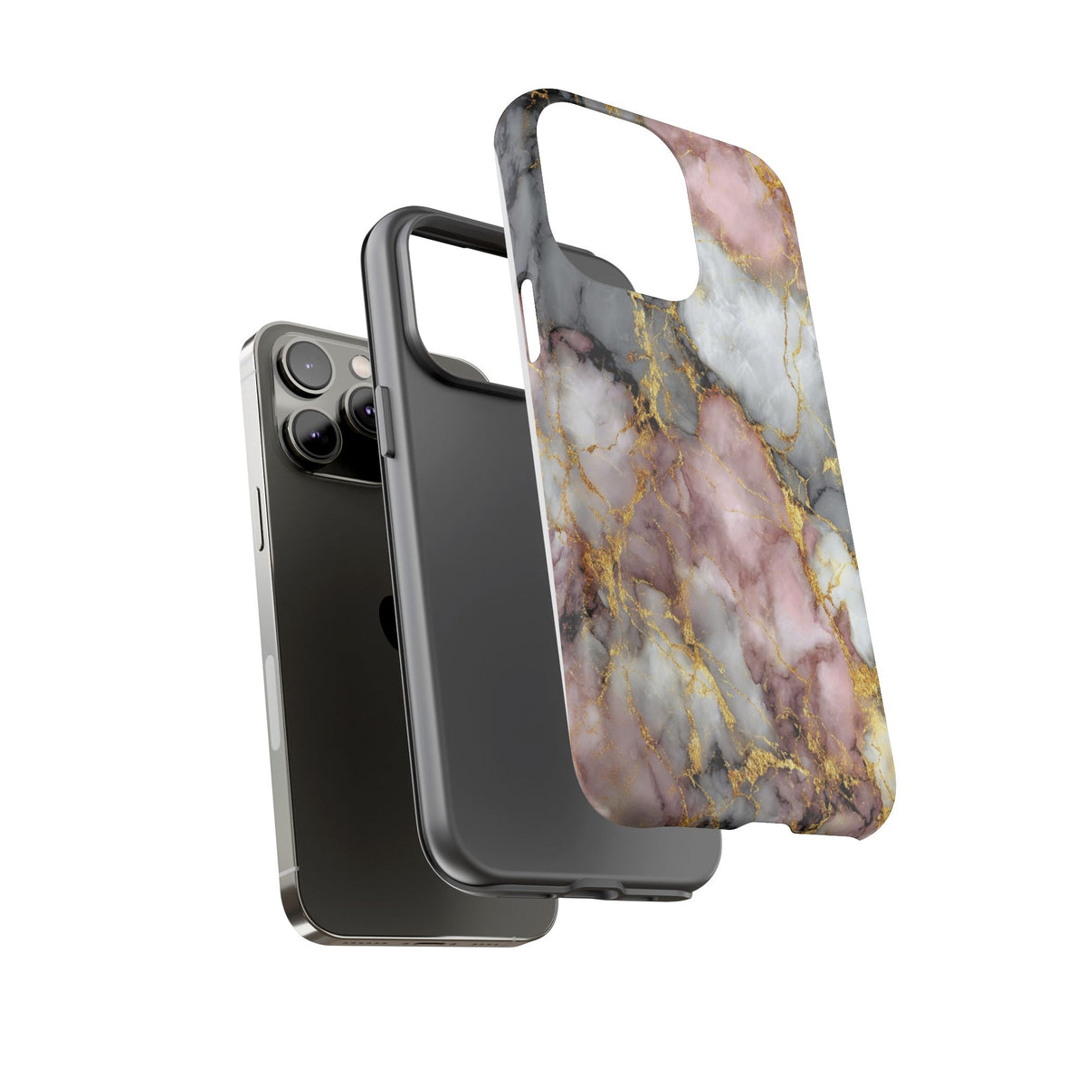 Rose & White Marble