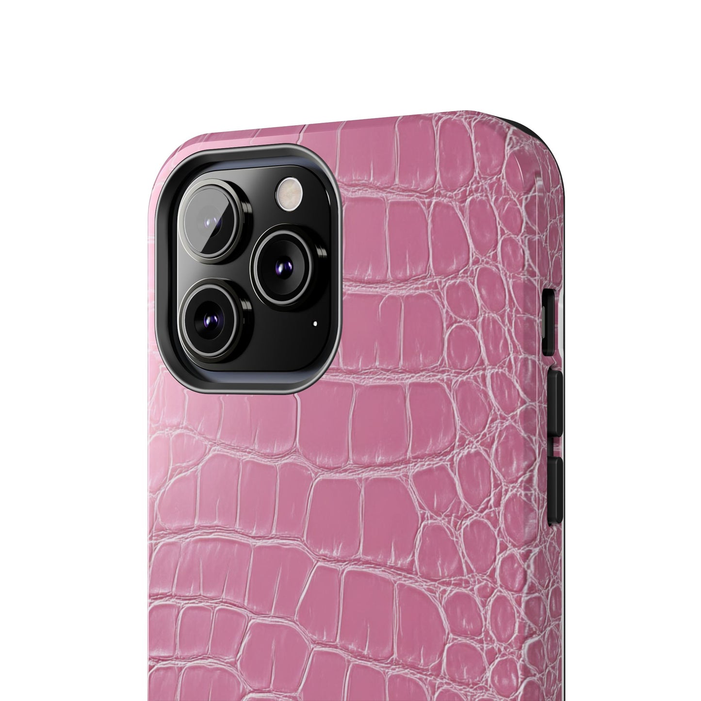 Pink Crocodile Leather