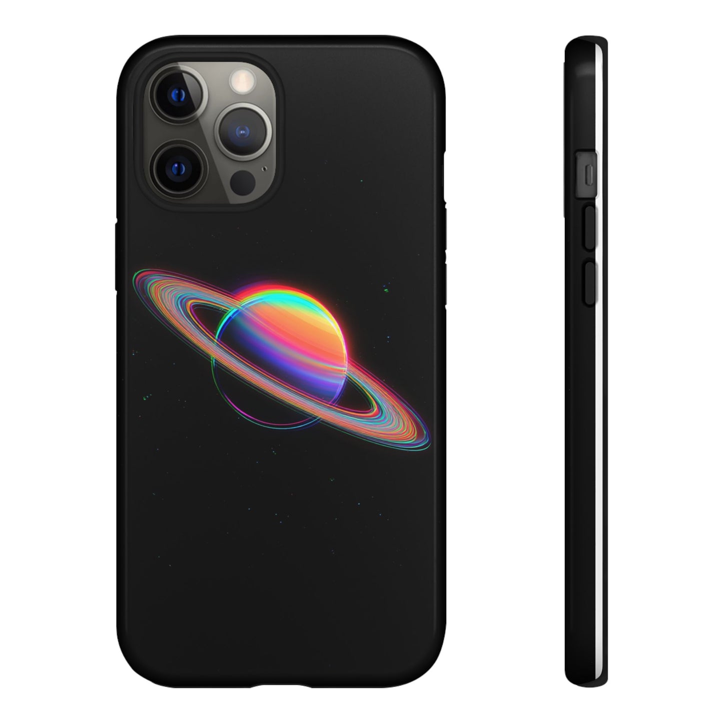 Glitched Saturn – (iPhone X - iPhone 17 Pro Max) [TOUGH CASE]