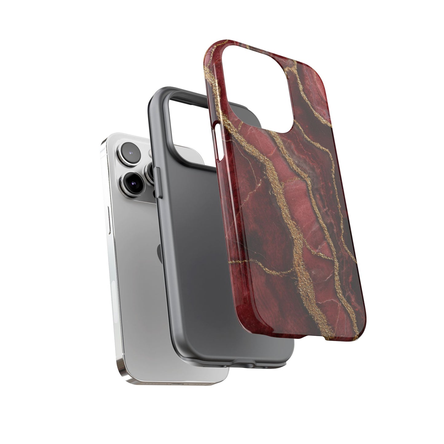 Red & Gold Marble [TOUGH CASE]