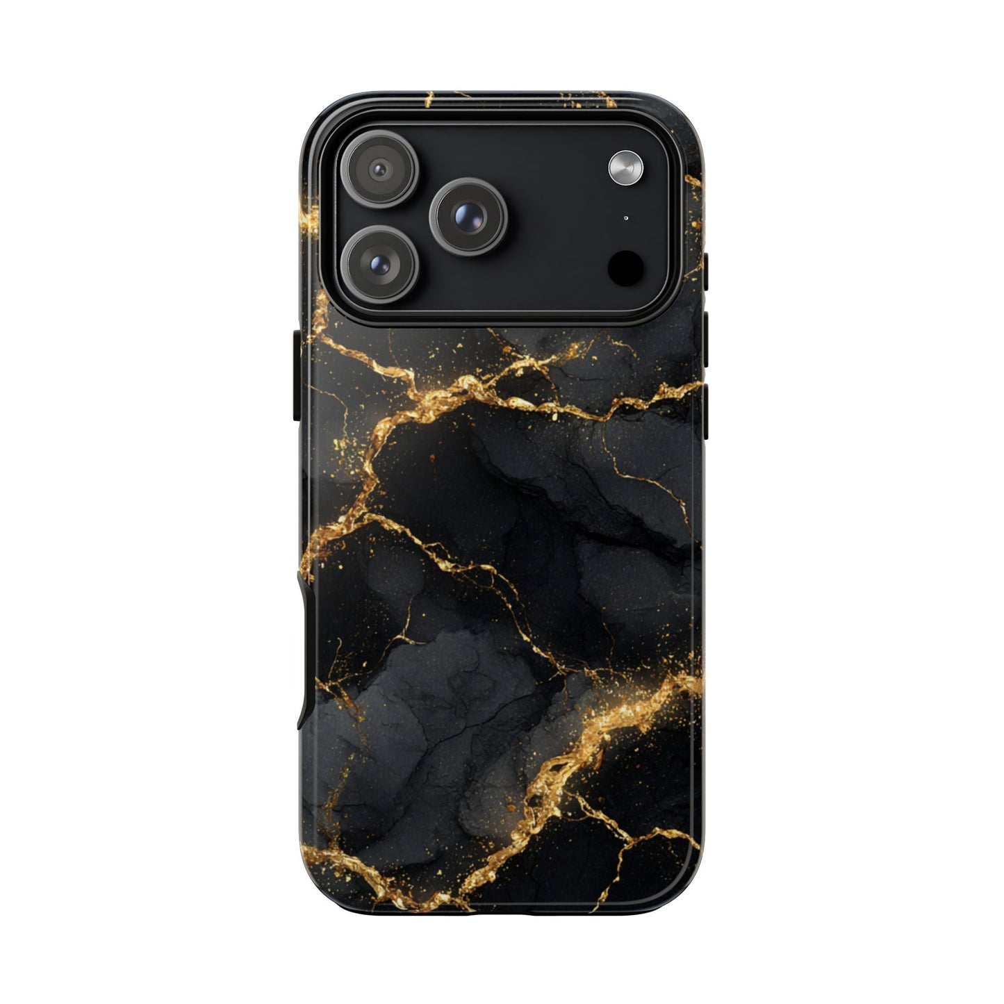 Black & Gold Marble [TOUGH CASE]