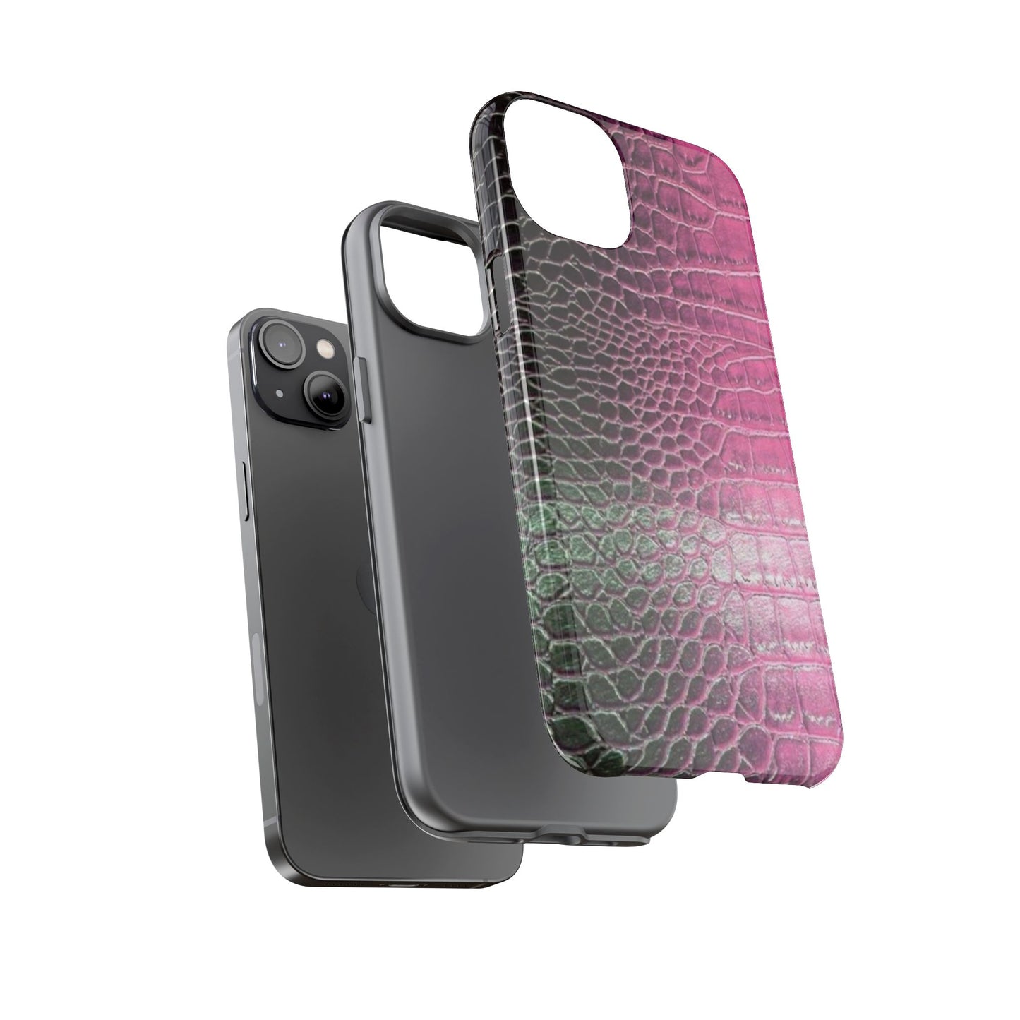Purple Crocodile Leather [TOUGH CASE]