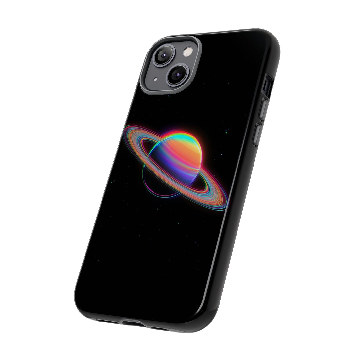 Glitched Saturn – (iPhone X - iPhone 17 Pro Max) [TOUGH CASE]