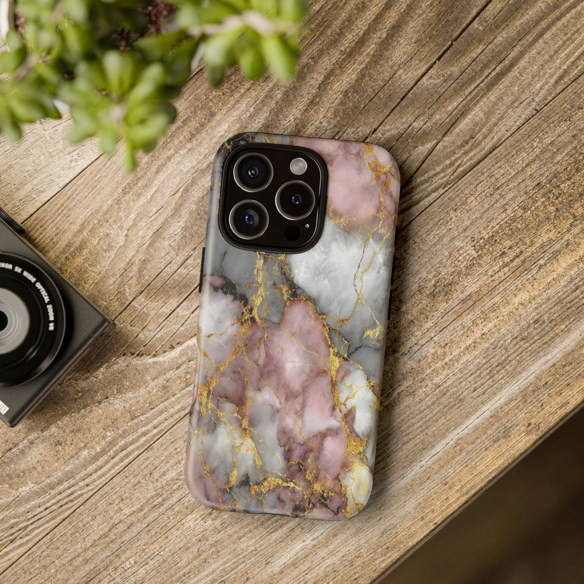 Rose & White Marble