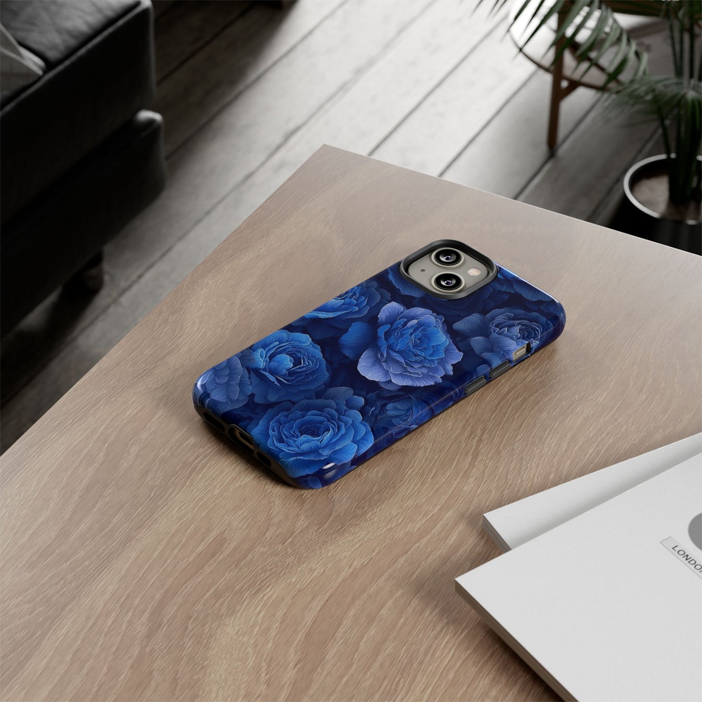 Floral Blue Roses [TOUGH CASE]