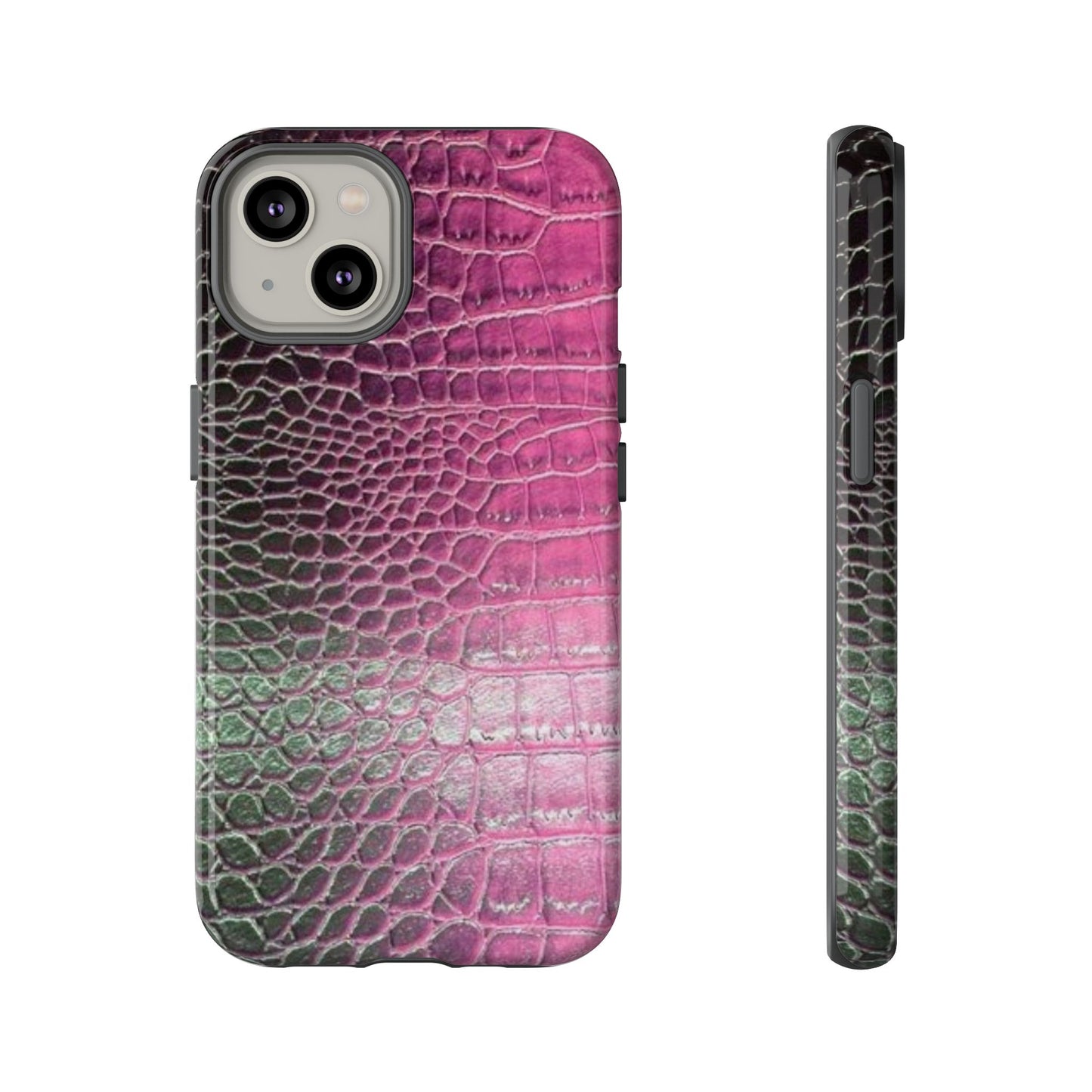 Purple Crocodile Leather [TOUGH CASE]