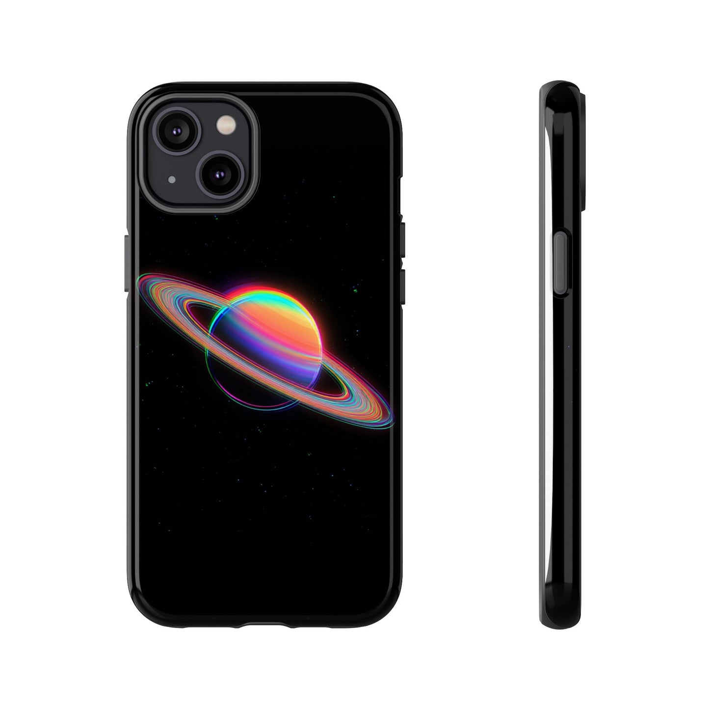 Glitched Saturn – (iPhone X - iPhone 17 Pro Max) [TOUGH CASE]