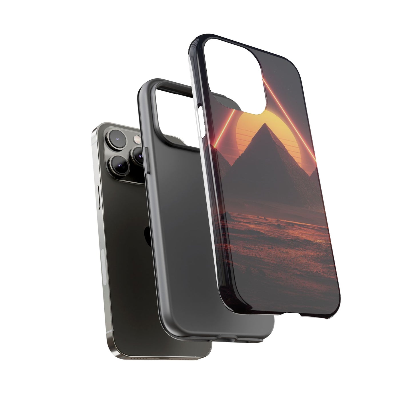 Retro Pyramid Sunset [TOUGH CASE]