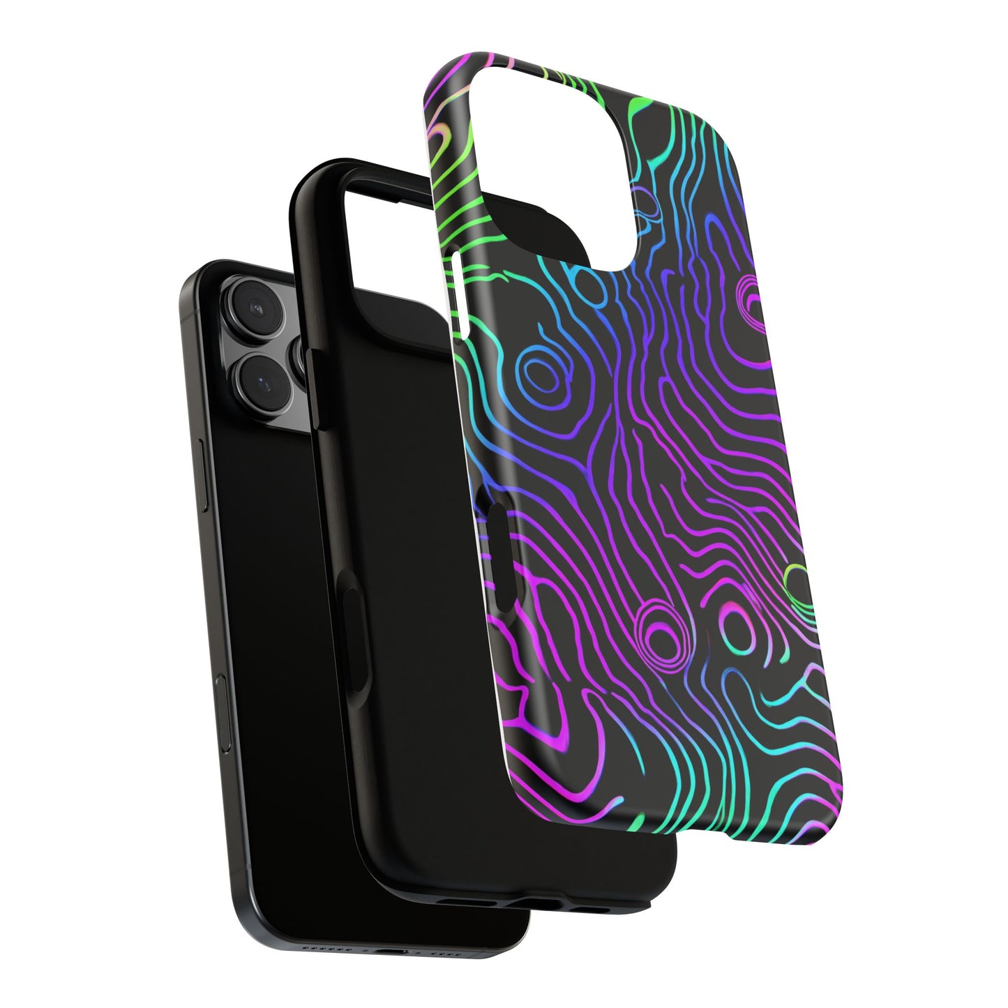 Topographic (iPhone X - iPhone 17 Pro Max) [TOUGH CASE]