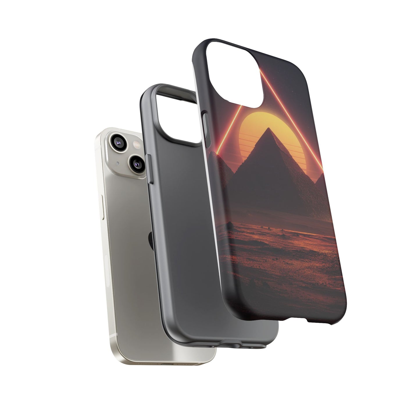 Retro Pyramid Sunset [TOUGH CASE]