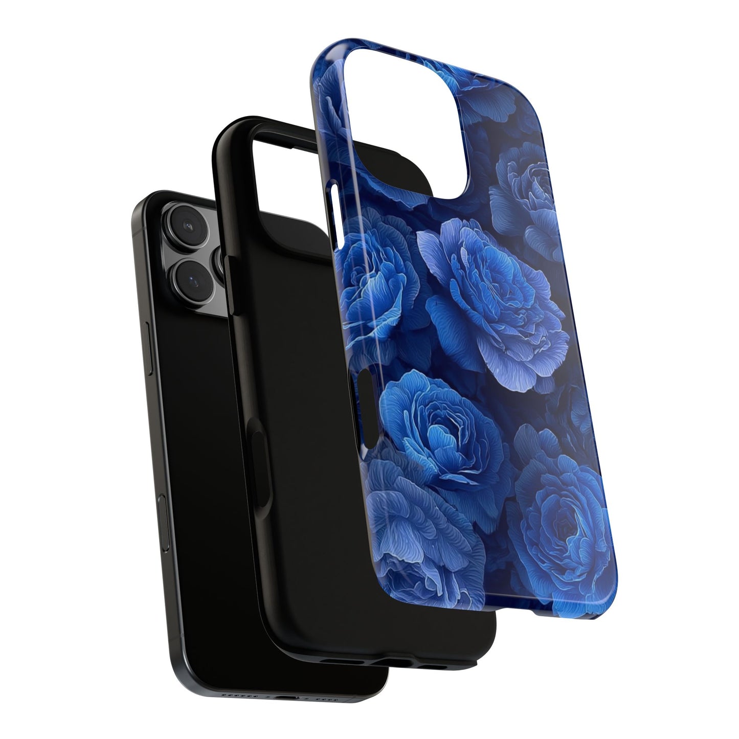 Floral Blue Roses [TOUGH CASE]