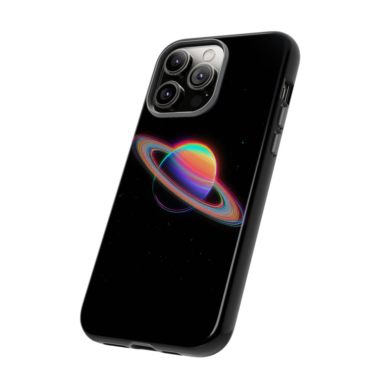 Glitched Saturn – (iPhone X - iPhone 17 Pro Max) [TOUGH CASE]