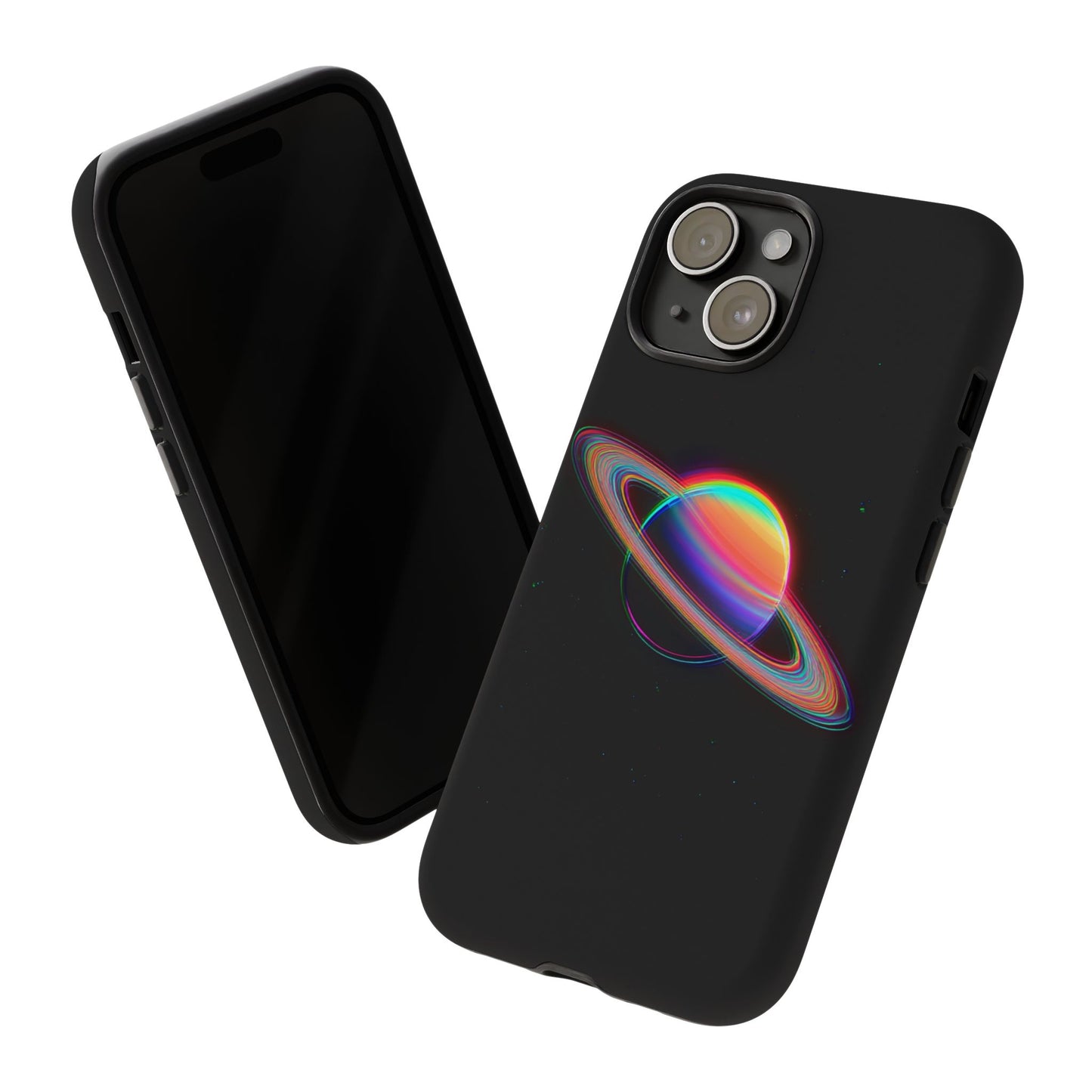 Glitched Saturn – (iPhone X - iPhone 17 Pro Max) [TOUGH CASE]