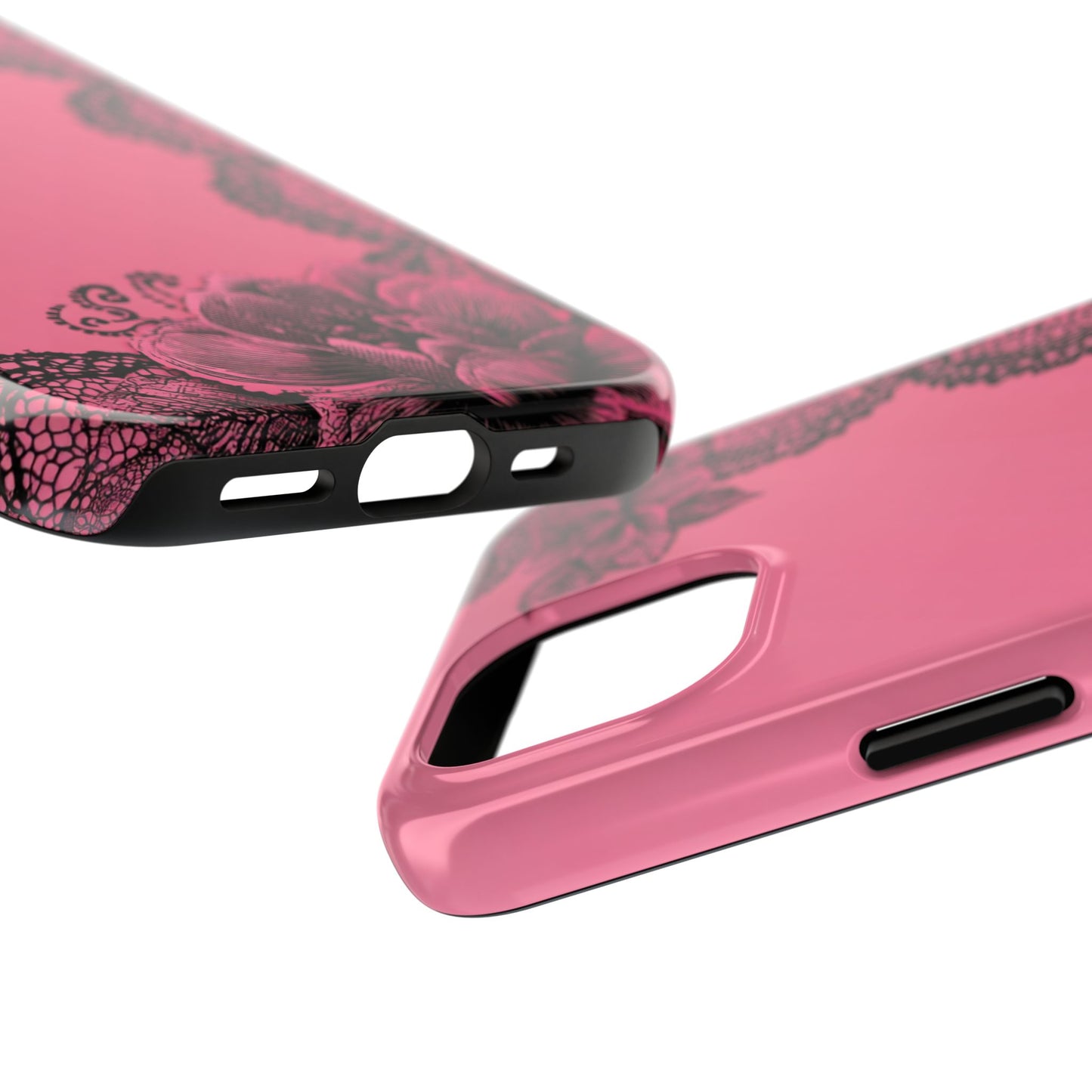 Pink Floral Lace
