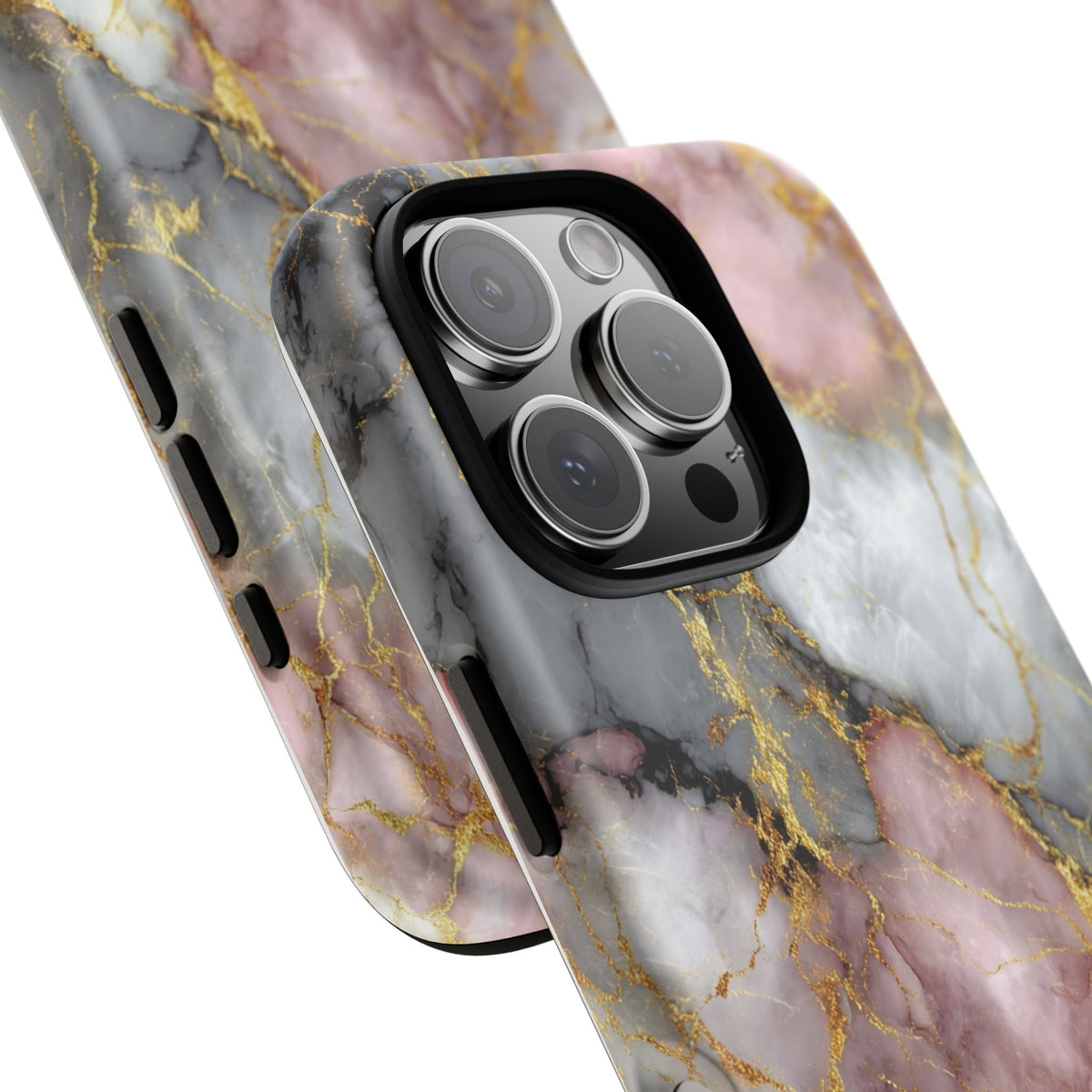 Rose & White Marble