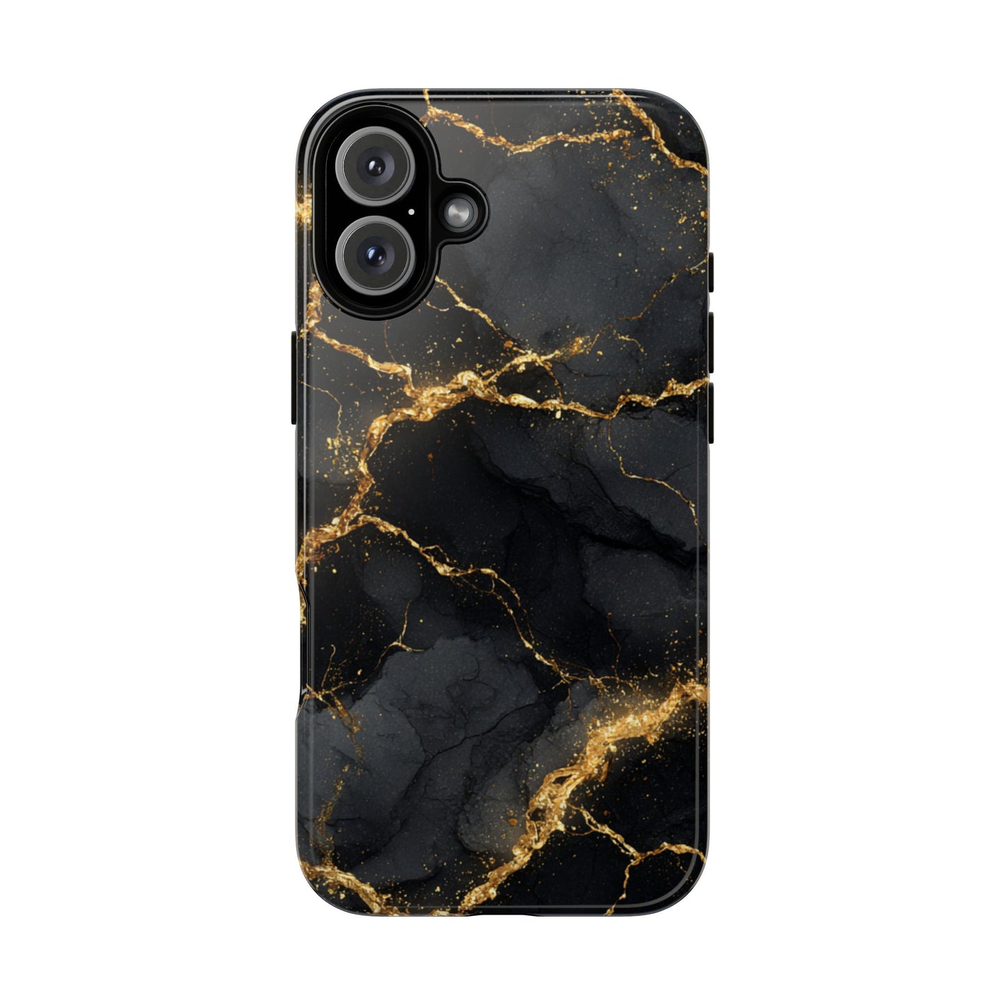 Black & Gold Marble [TOUGH CASE]