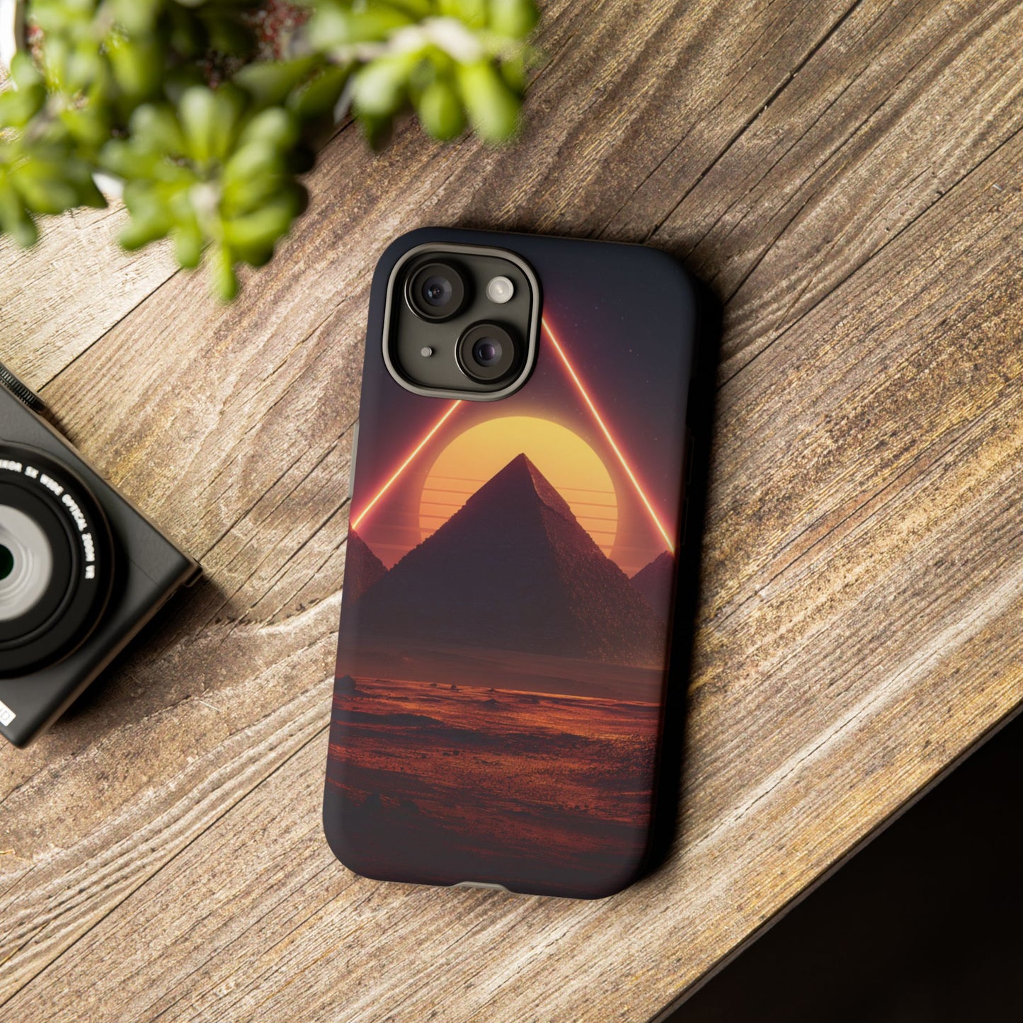 Retro Pyramid Sunset [TOUGH CASE]