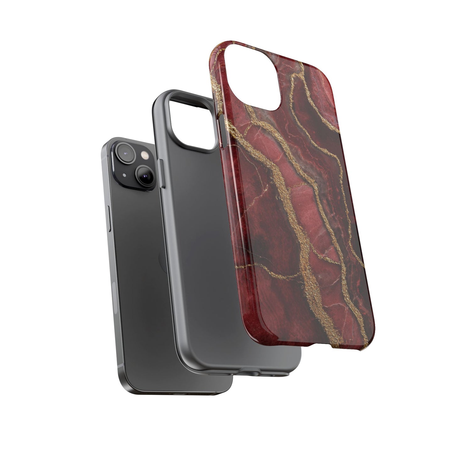 Red & Gold Marble [TOUGH CASE]