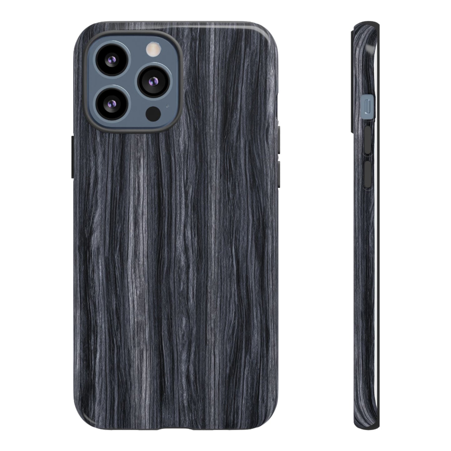Black Wood (iPhone X - iPhone 17 Pro Max) [TOUGH CASE]