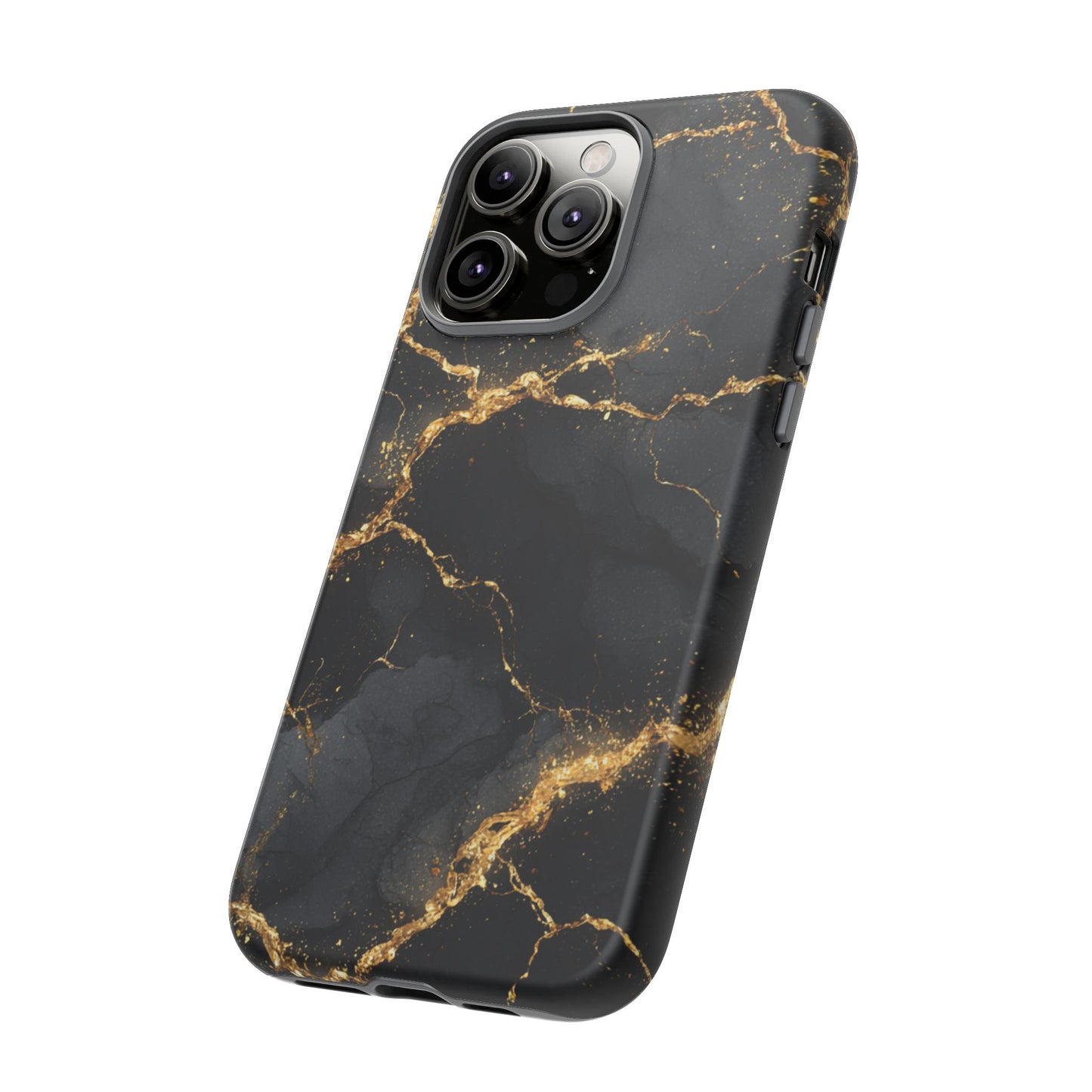 Black & Gold Marble [TOUGH CASE]