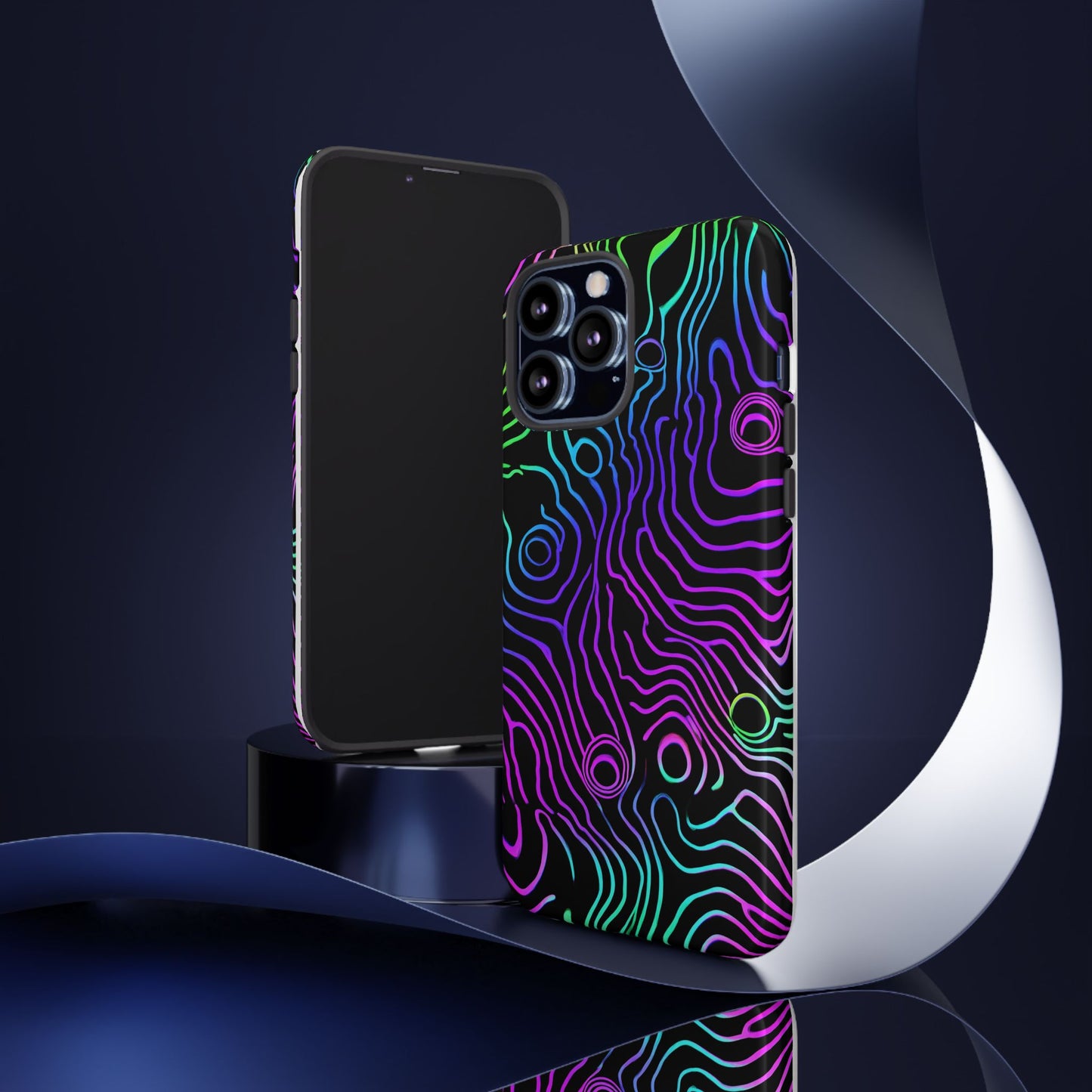 Topographic (iPhone X - iPhone 17 Pro Max) [TOUGH CASE]