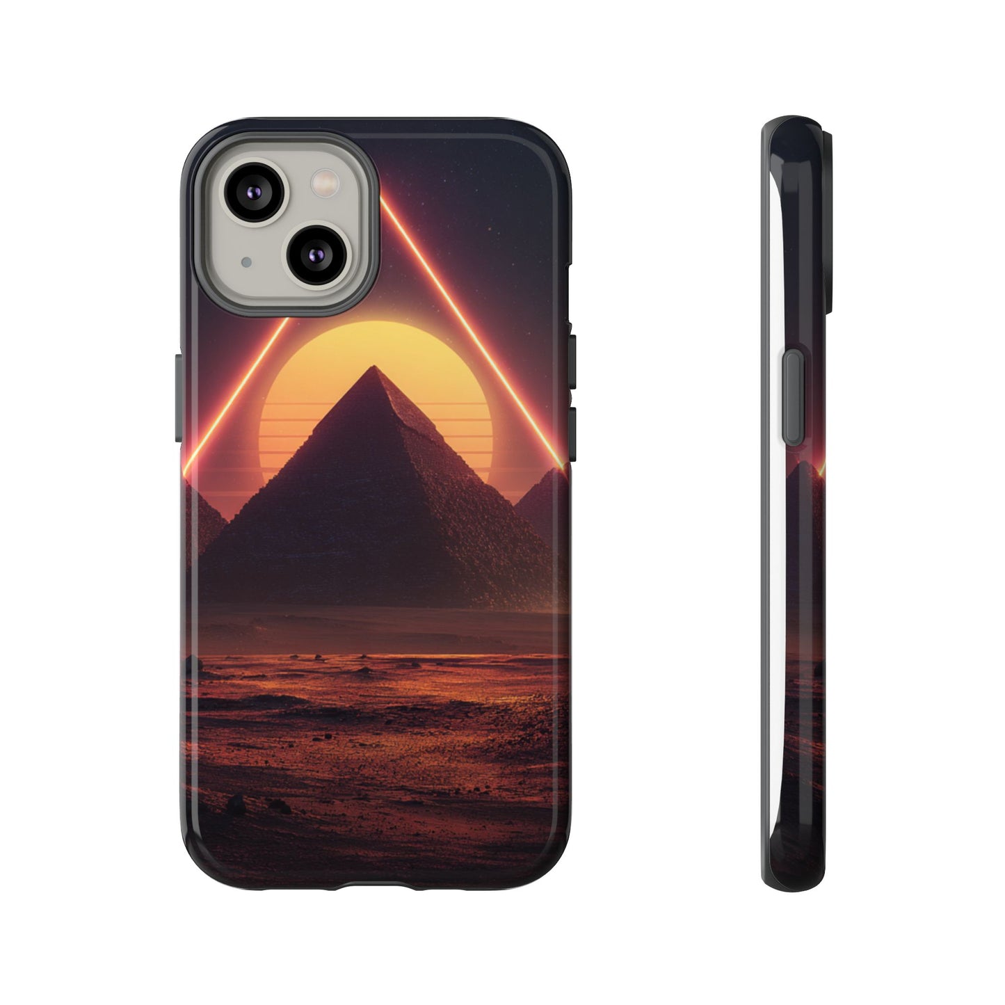 Retro Pyramid Sunset [TOUGH CASE]