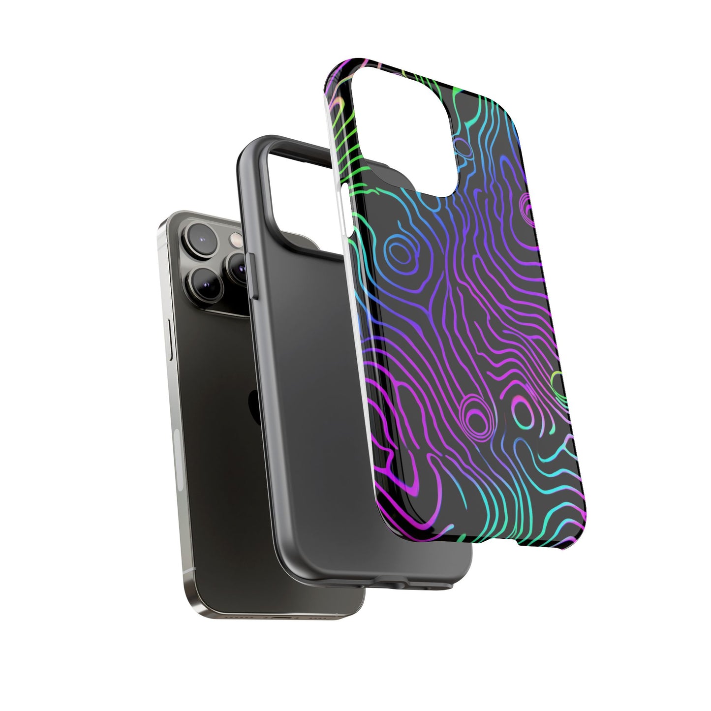 Topographic (iPhone X - iPhone 17 Pro Max) [TOUGH CASE]