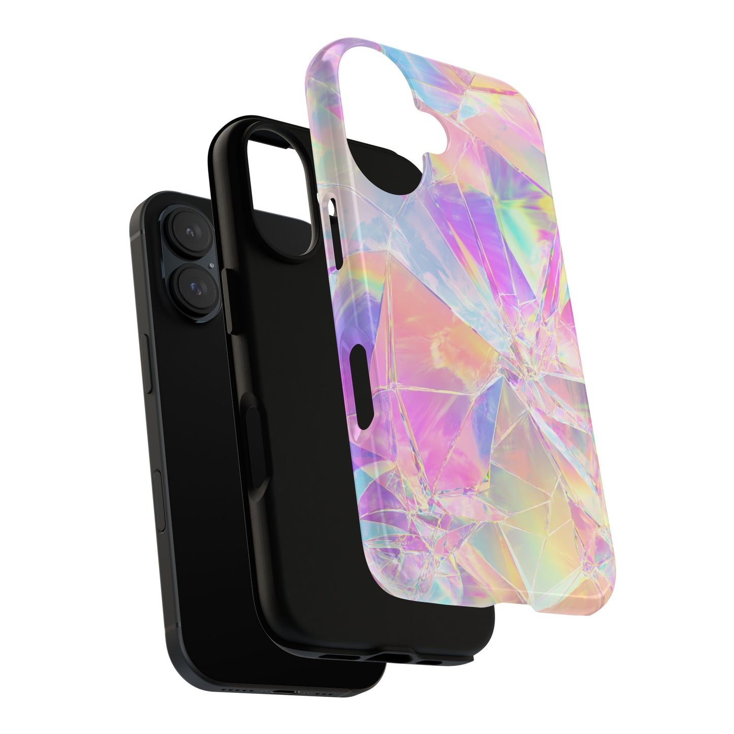 Iridescent Shards Phone Case (iPhone X - iPhone 17 Pro Max) [TOUGH CASE]