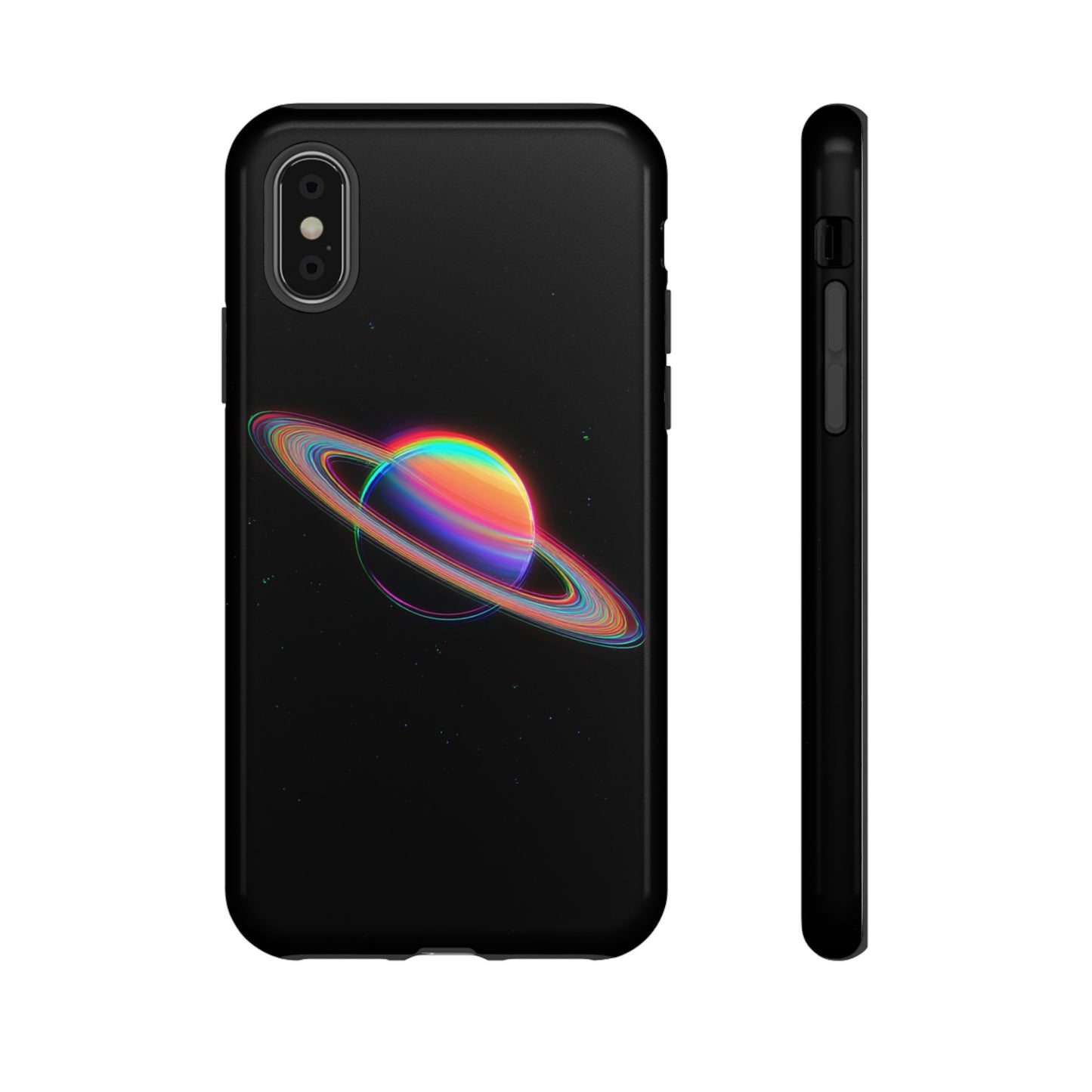 Glitched Saturn – (iPhone X - iPhone 17 Pro Max) [TOUGH CASE]
