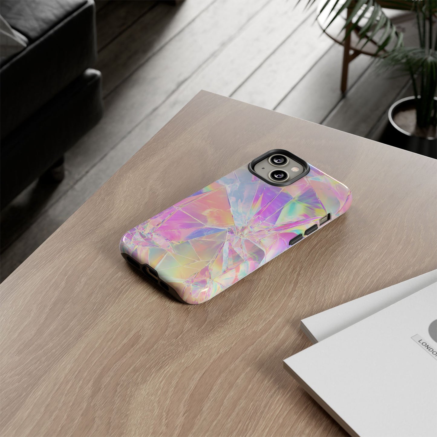 Iridescent Shards Phone Case (iPhone X - iPhone 17 Pro Max) [TOUGH CASE]