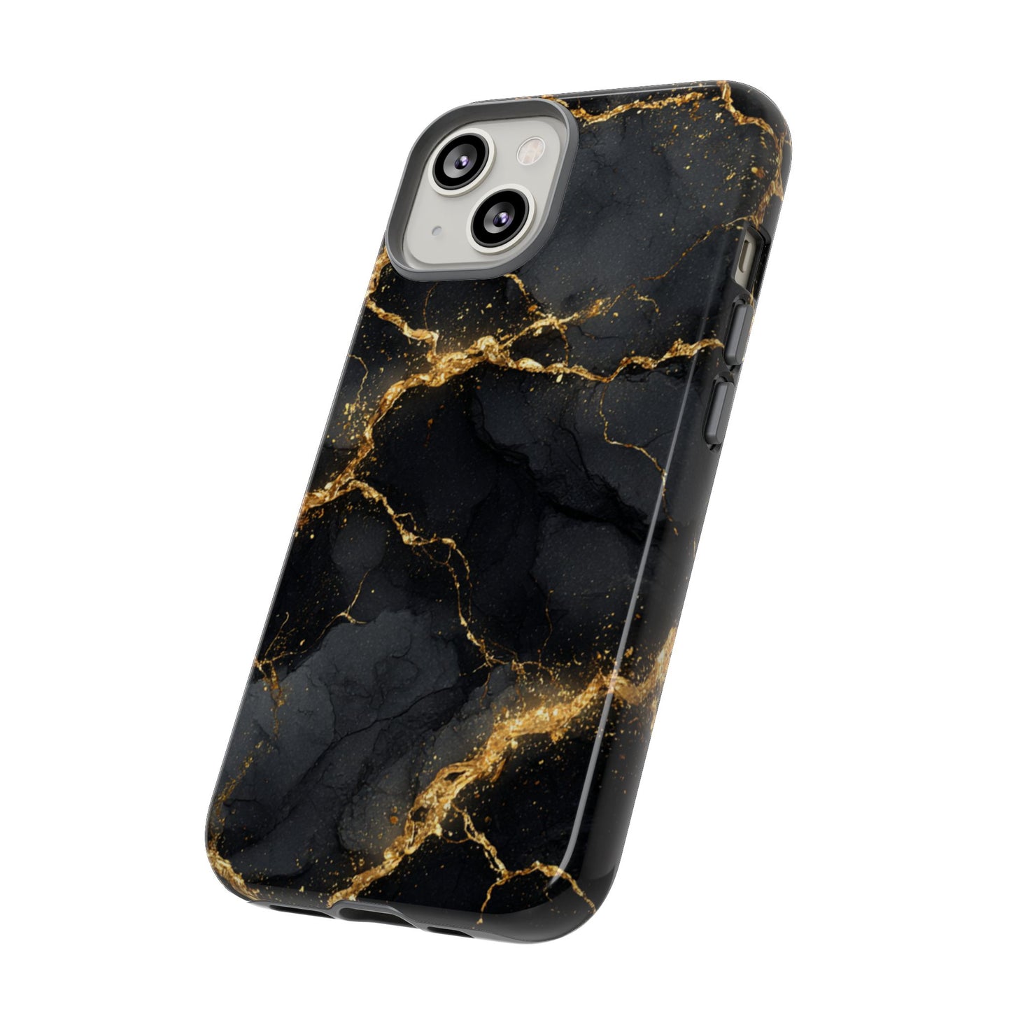 Black & Gold Marble [TOUGH CASE]