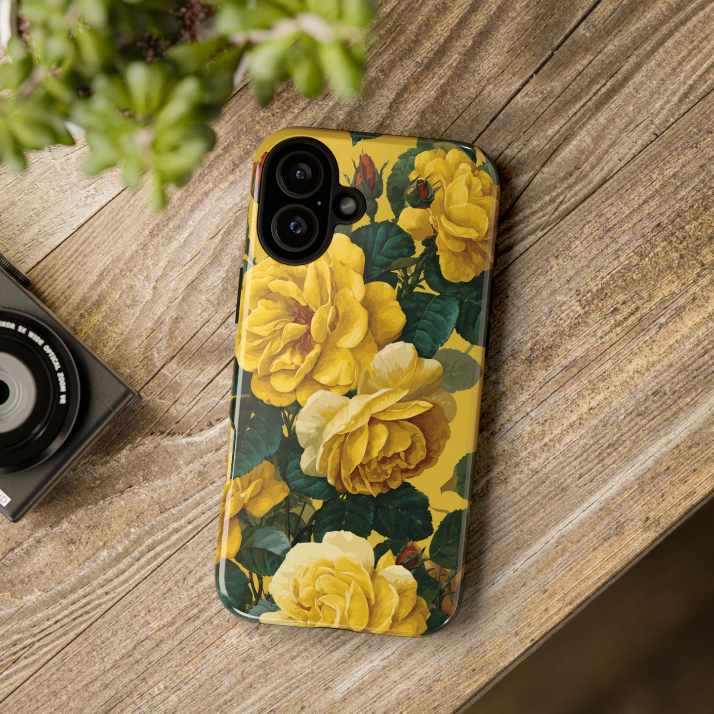 Floral Yellow Roses [TOUGH CASE]