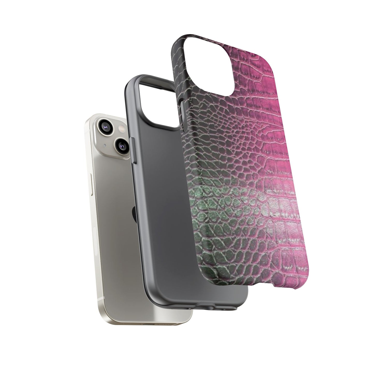 Purple Crocodile Leather [TOUGH CASE]