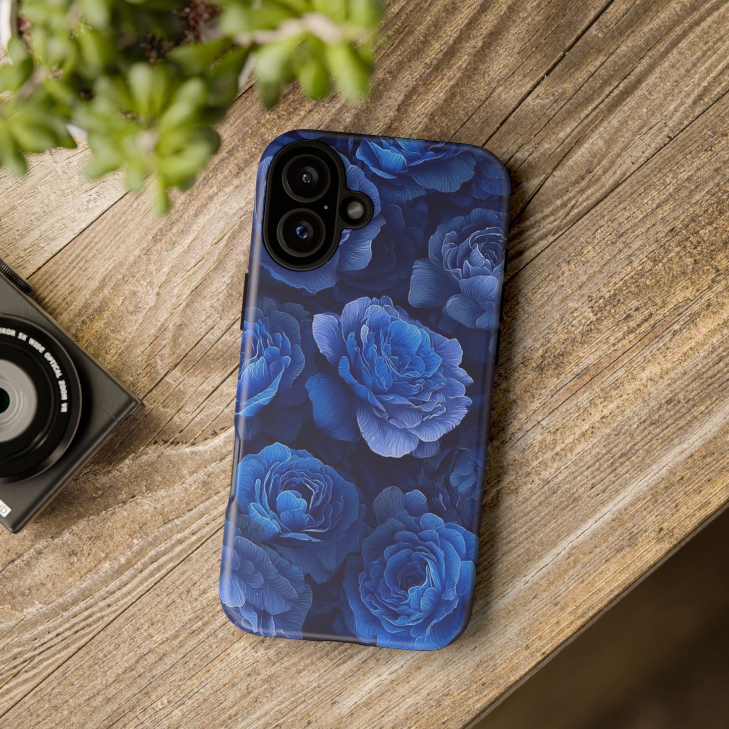 Floral Blue Roses [TOUGH CASE]