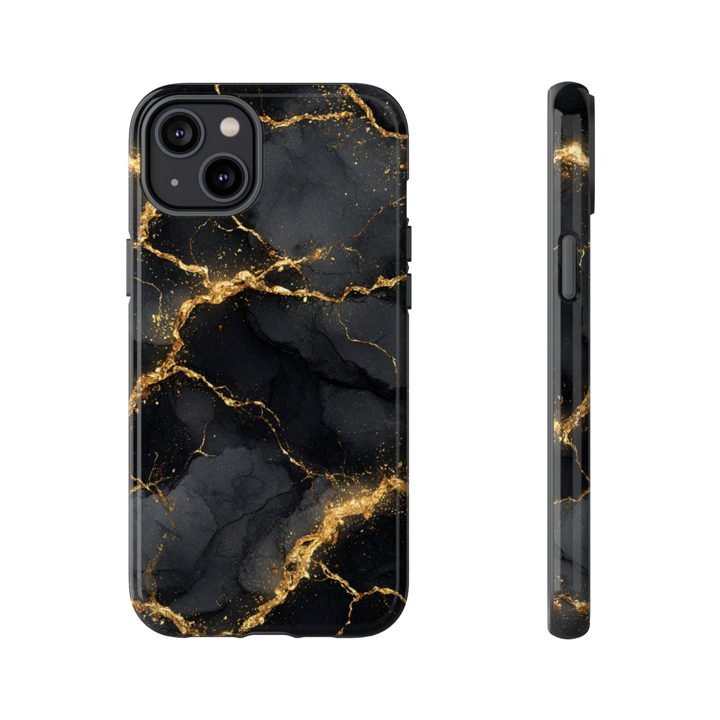 Black & Gold Marble [TOUGH CASE]