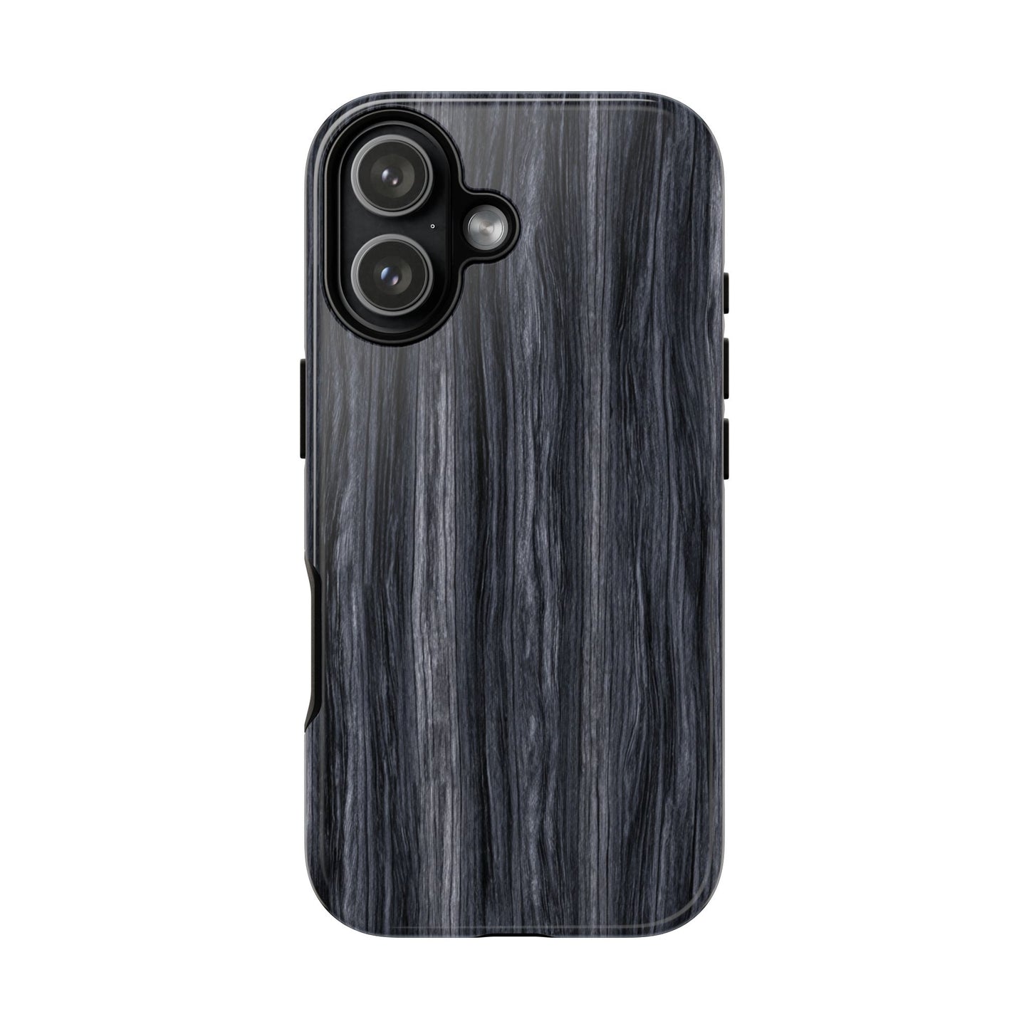 Black Wood (iPhone X - iPhone 17 Pro Max) [TOUGH CASE]