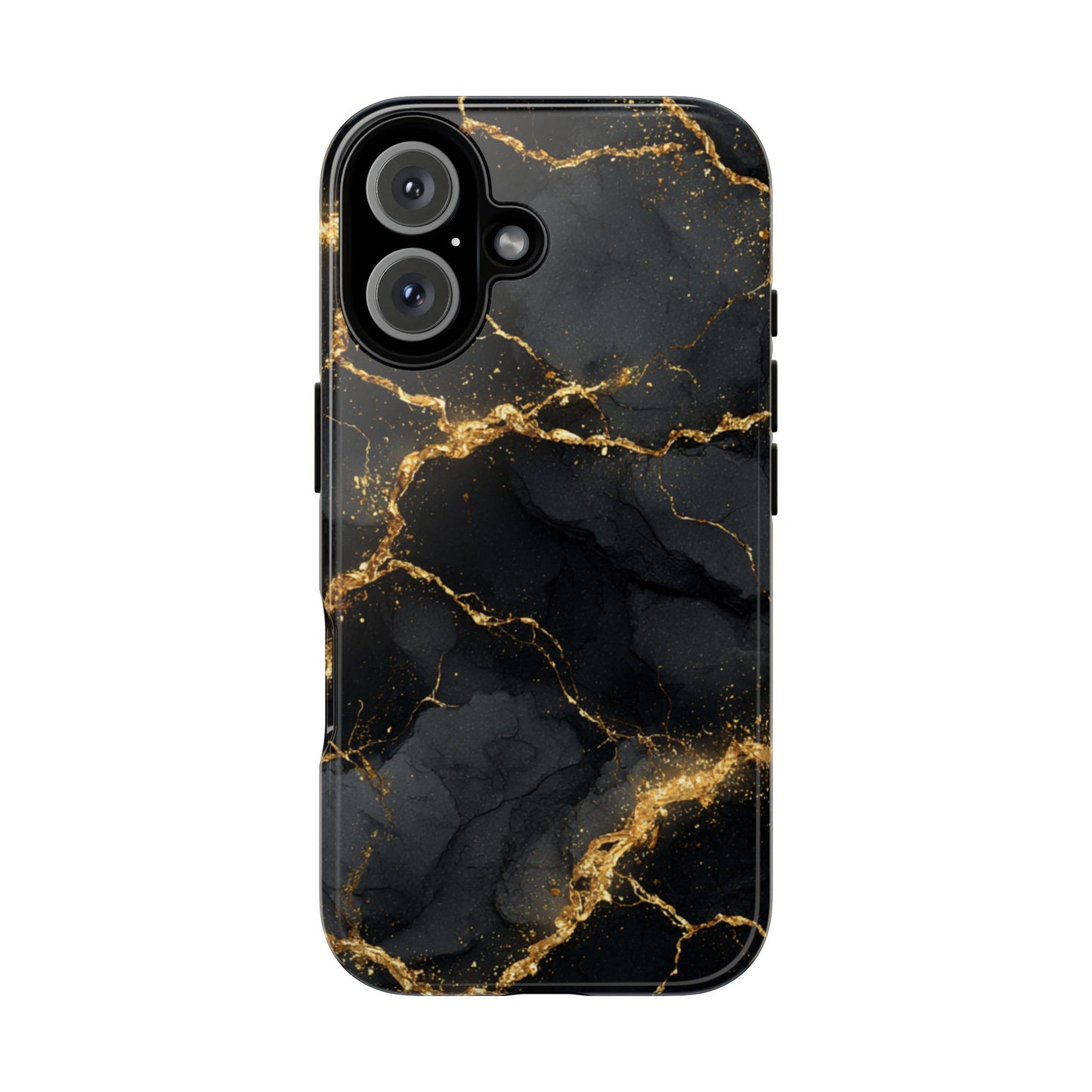 Black & Gold Marble [TOUGH CASE]