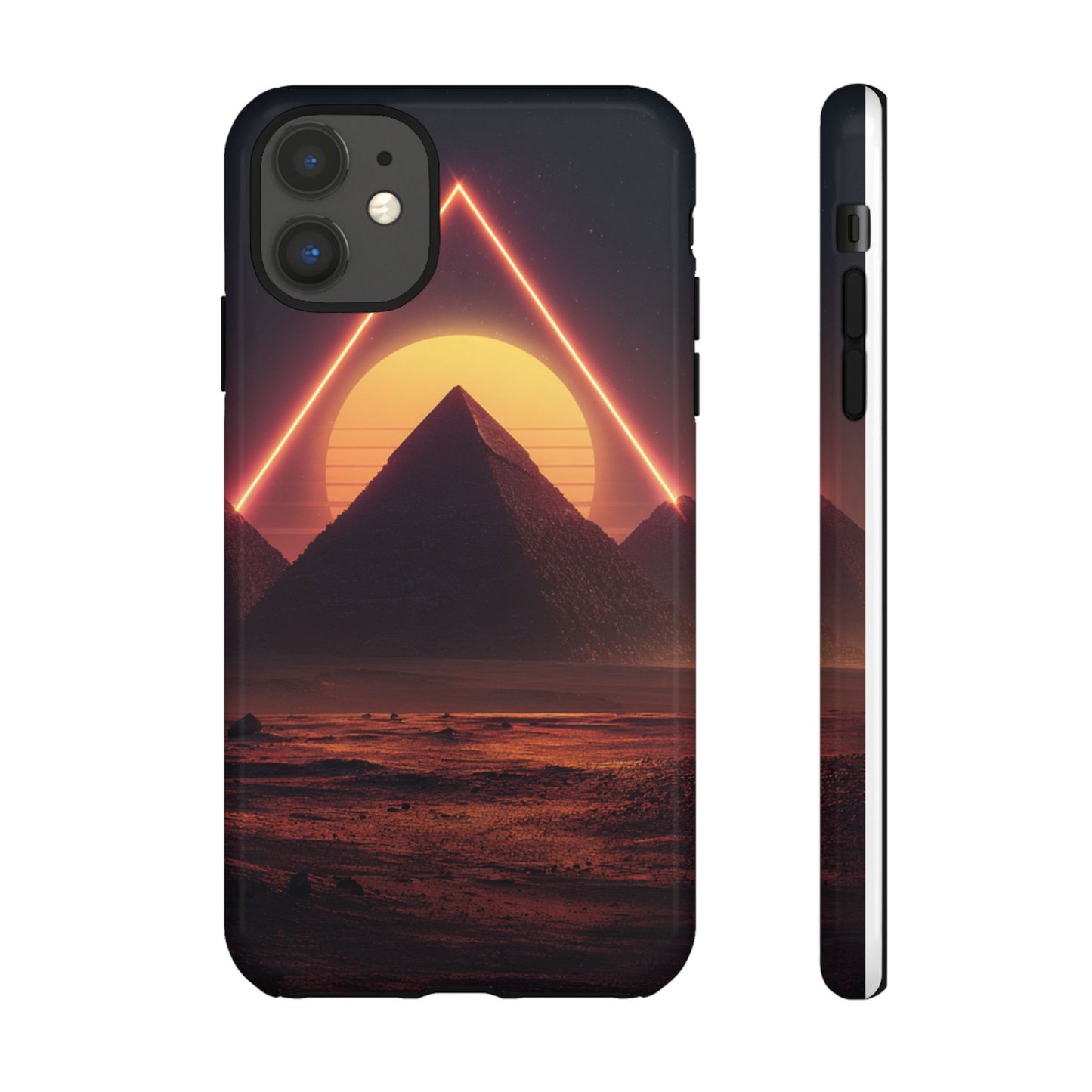 Retro Pyramid Sunset [TOUGH CASE]