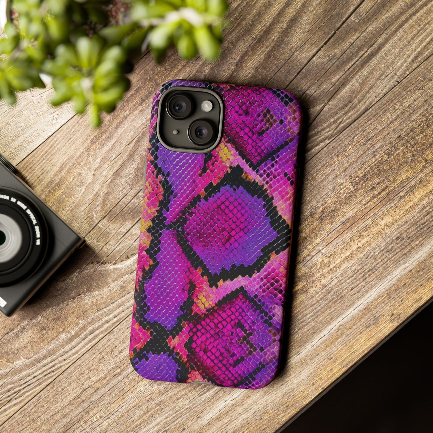 Purple Pink Snake Skin [TOUGH CASE]